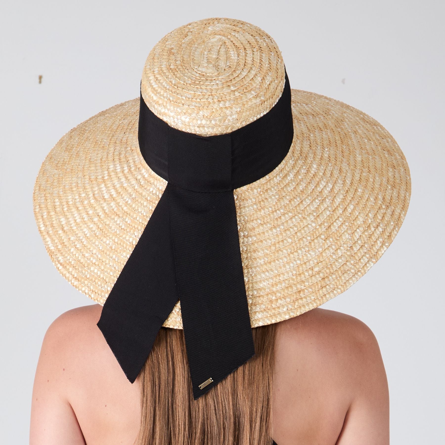 Mirabel Women's Wide Brim Sun Hat with Grosgrain Ribbon - UV Protection Summer Beach Hat for Outdoor, Travel & Gardening