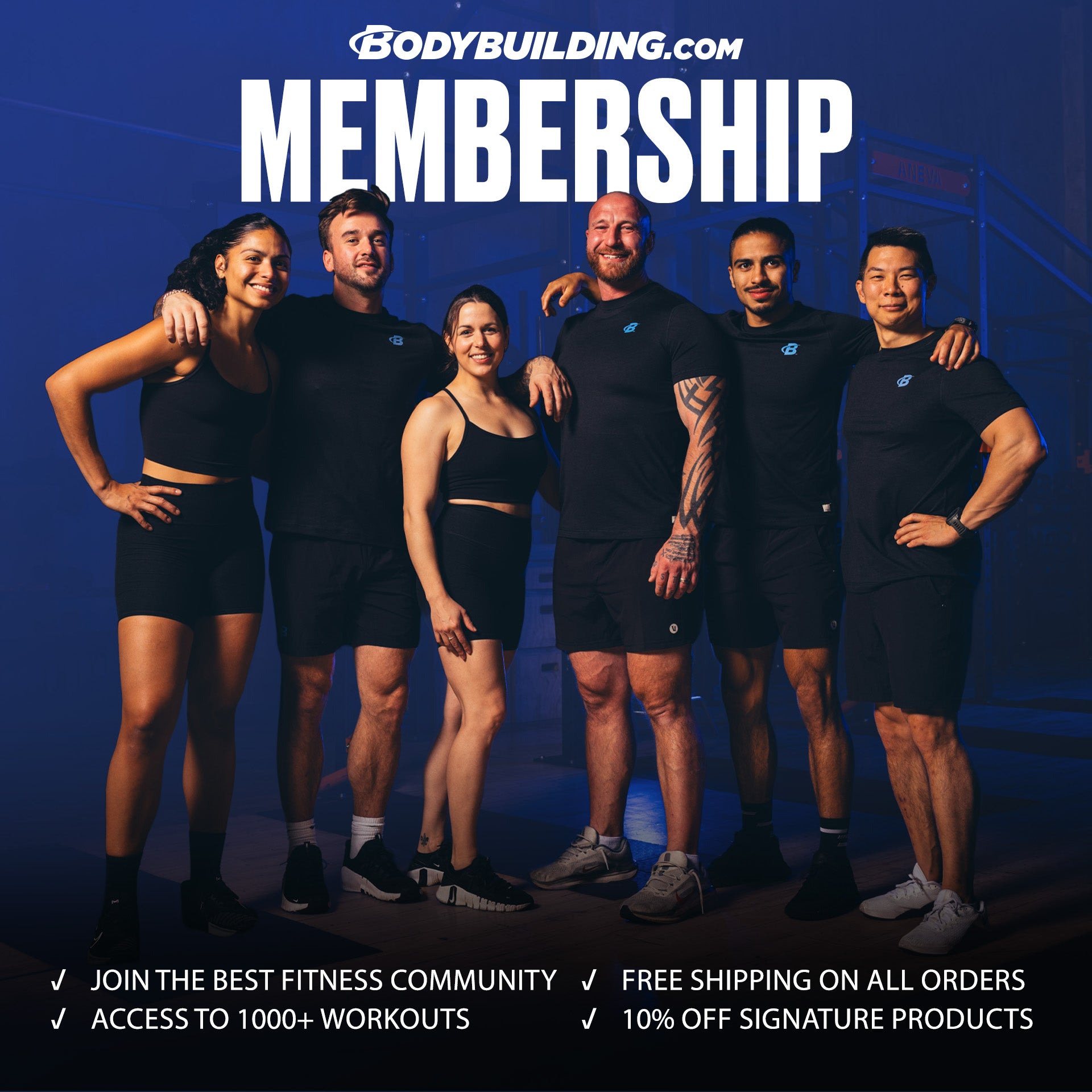 Bodybuilding.com Premium Membership - Access Exclusive Workout Plans, Nutrition Guides & Fitness Resources | Perfect for Home Gyms & Personal Trainers