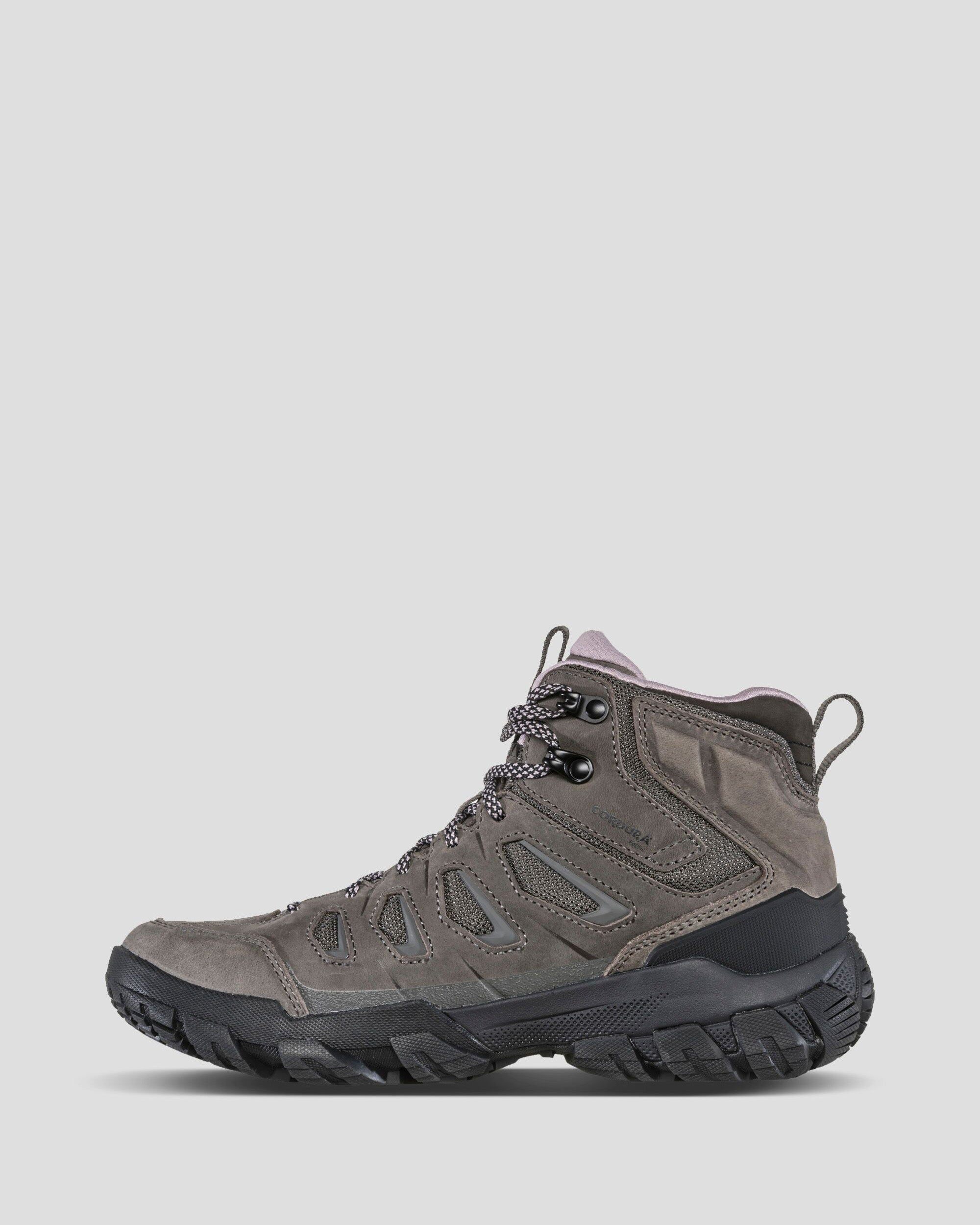 Women's Oboz Sawtooth X Mid Waterproof Hiking Boots - Charcoal | Lightweight & Durable for Outdoor Adventures, Trail Hiking & Backpacking