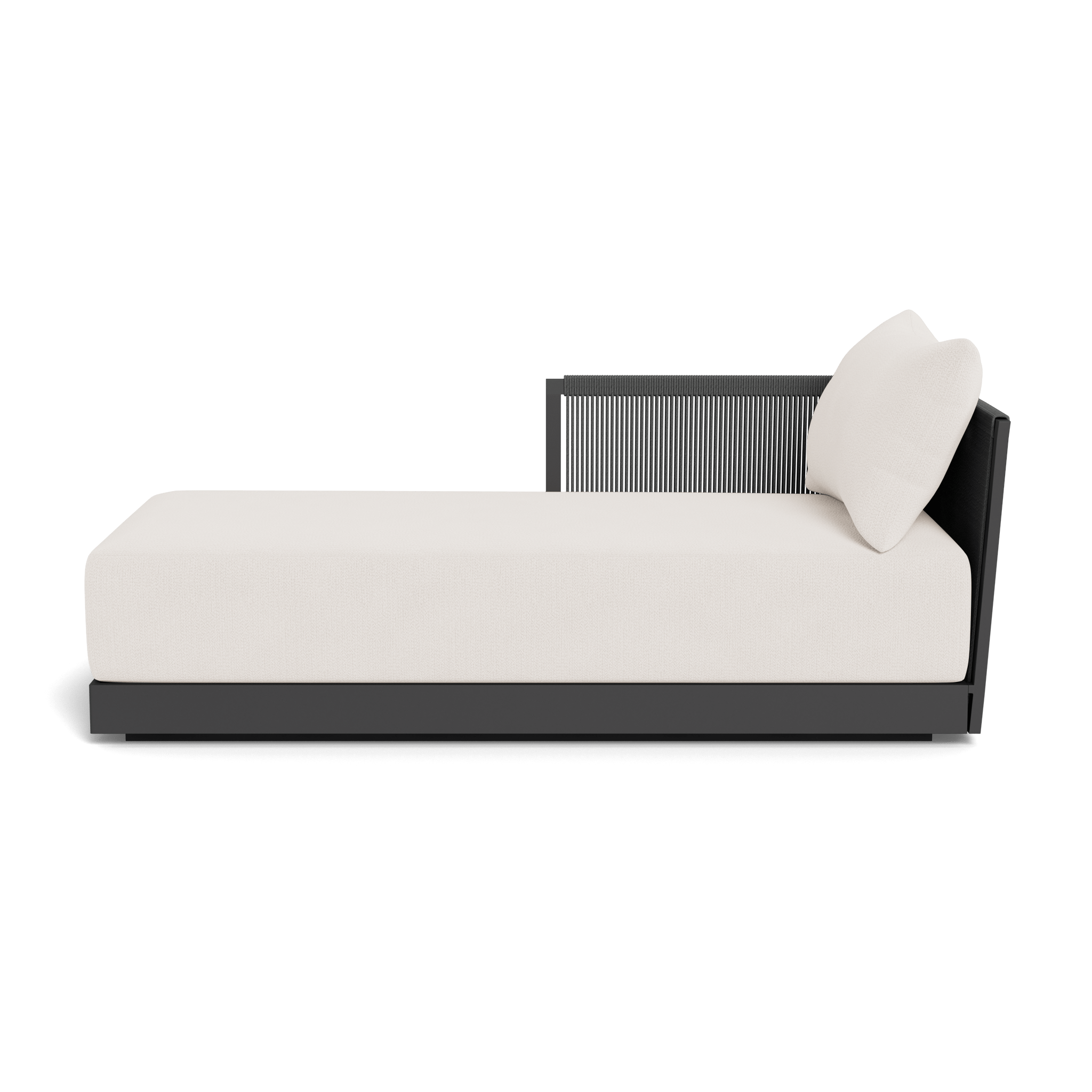 Antigua Chaise Lounge Left - Modern Outdoor Patio Furniture for Relaxing in Your Garden or Poolside