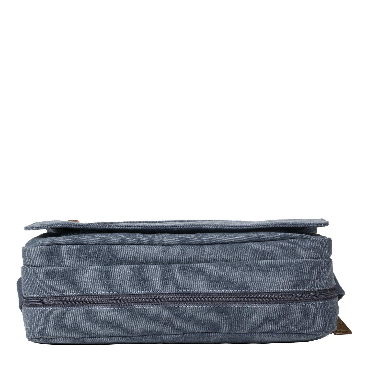 TRP0241 Troop London Classic Canvas Messenger Bag - Stylish & Durable Crossbody Bag for Men & Women - Perfect for Work, Travel & Everyday Use