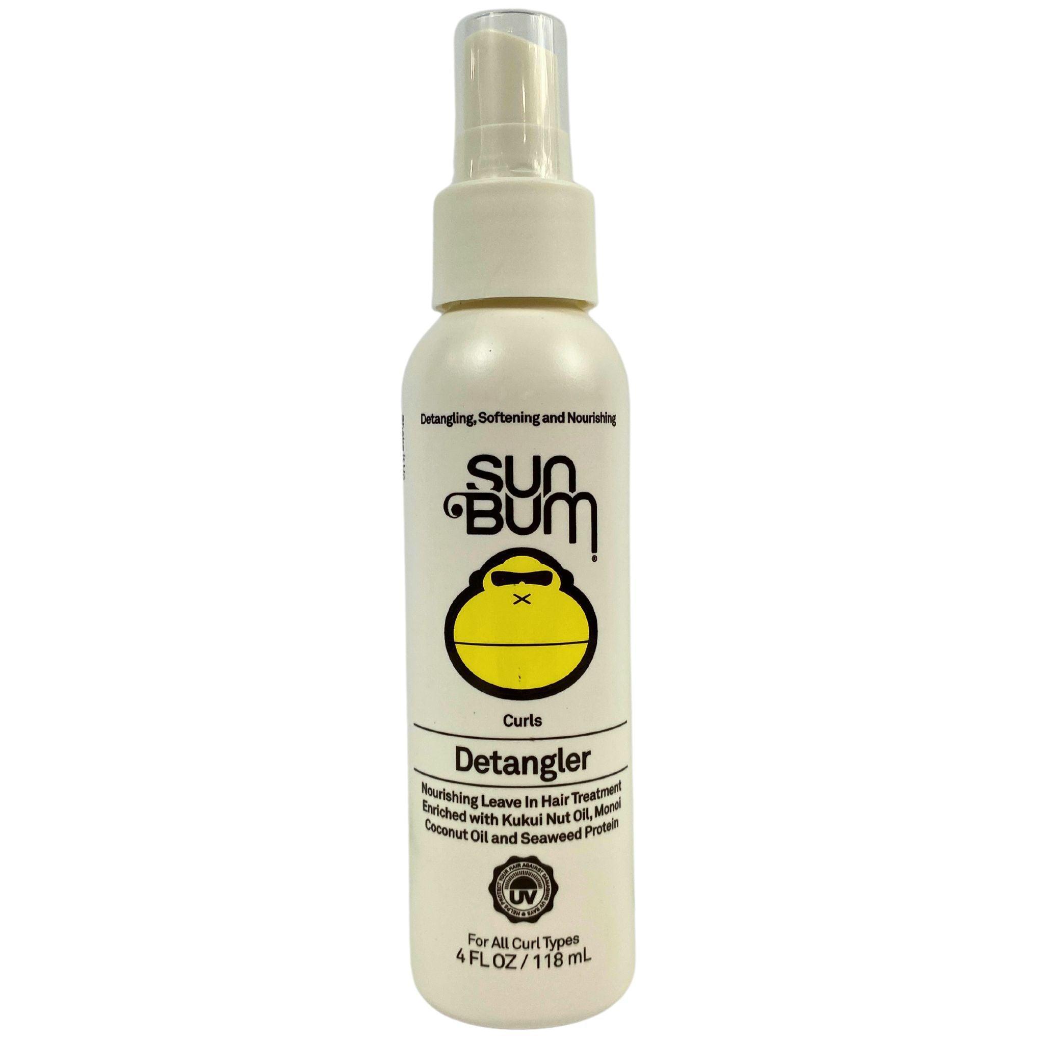 Sun Bum Curls Detangler Nourishing Leave-In Hair Treatment 4oz (33-Pack) - Hydrating Hair Care for Curly & Frizzy Hair - Perfect for Daily Use & Travel