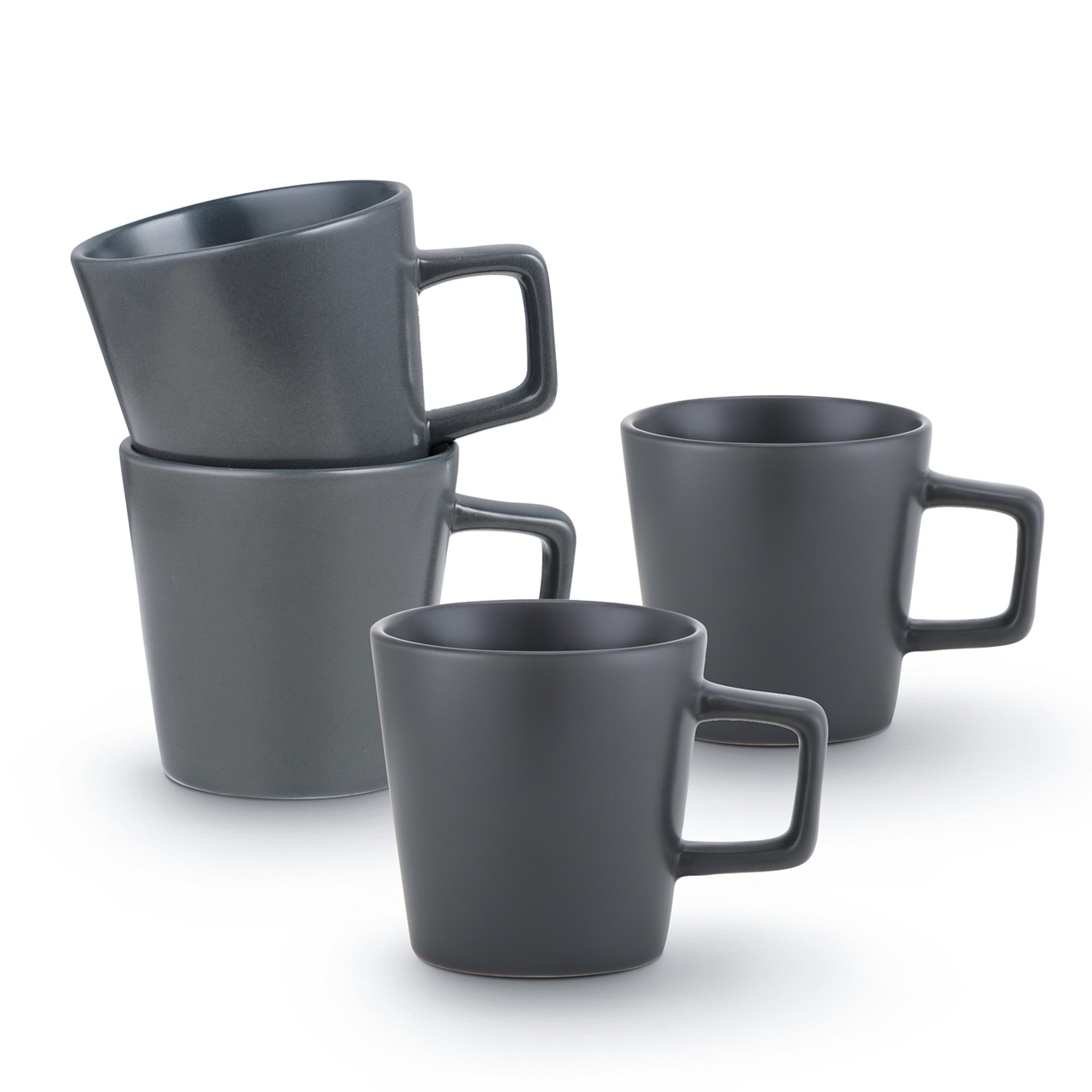 Premium Celina Stoneware Coffee Mug - Durable Gray Ceramic Cup for Hot & Cold Drinks - Perfect for Home, Office, or Gift Giving