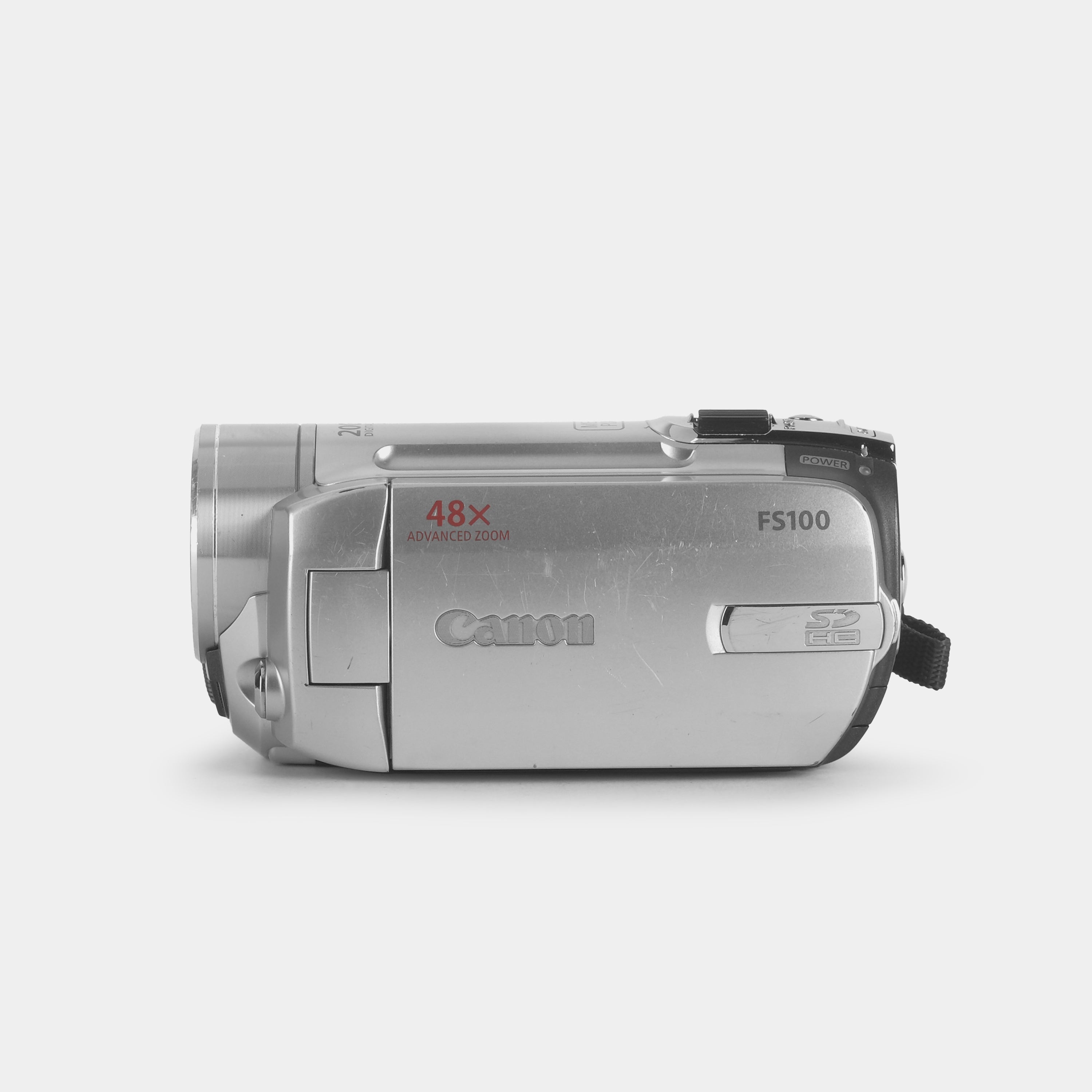 Canon FS100 Digital Video Camcorder - Full HD 1080p Camcorder with 37x Optical Zoom, Image Stabilization & SD Card Slot - Perfect for Vlogging, Travel Videos & Family Memories