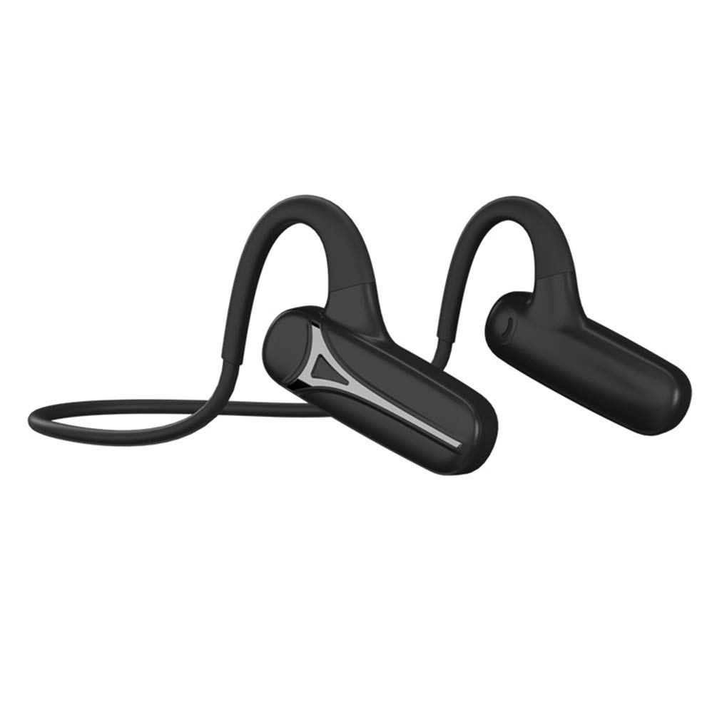 **Wireless Bone Conduction Headphones with Mic - Bluetooth 5.0, Deep Bass Stereo Sound, IPX5 Waterproof - Perfect for Running, Cycling, Gym Workouts & Outdoor Sports**