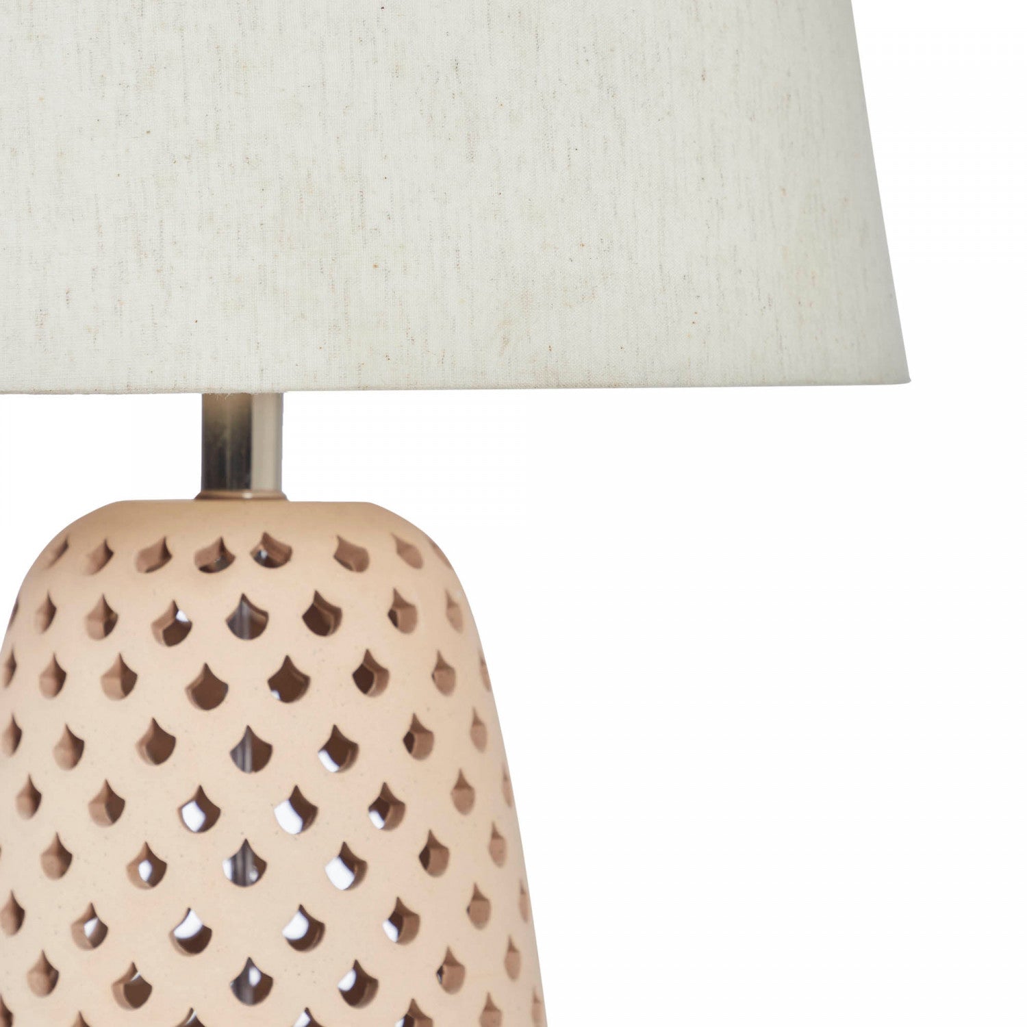 Castlin Beige Table Lamp - Modern Bedside & Desk Lighting for Home, Office, and Dorm Room Decor