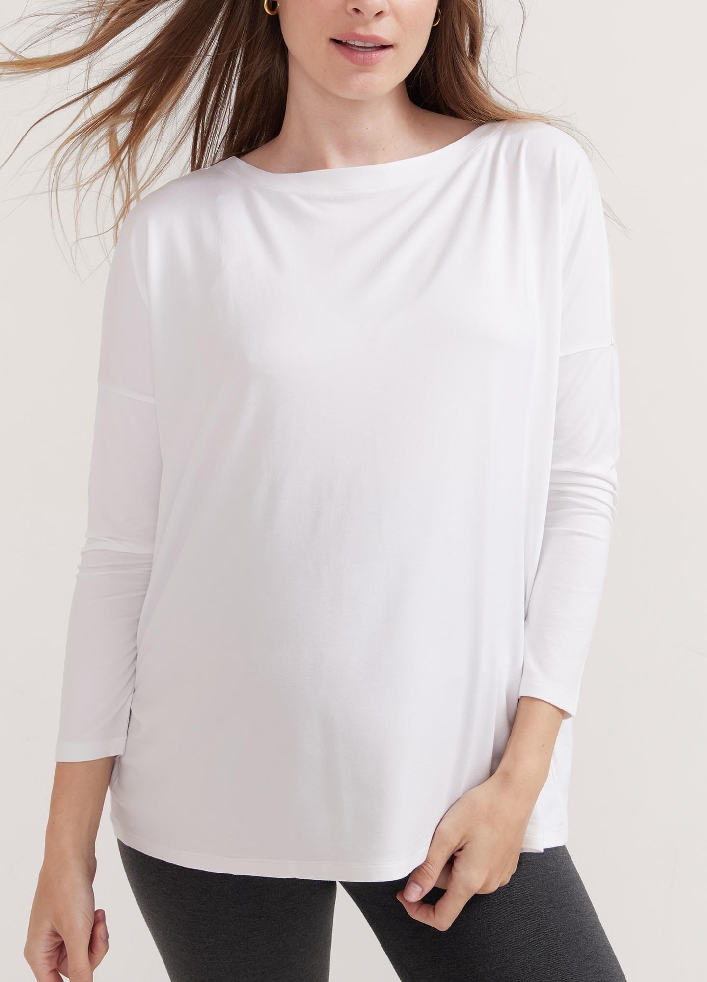 Premium Soft Cotton Long Sleeve T-Shirt for Men & Women - Comfortable Casual Wear for Everyday, Workout & Layering