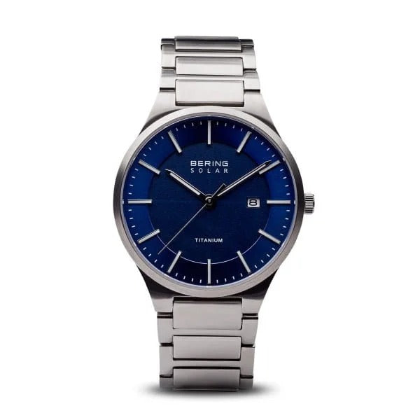 Bering Men's Solar-Powered Watch - Waterproof, Stainless Steel, Chronograph - Perfect for Outdoor, Business & Casual Wear