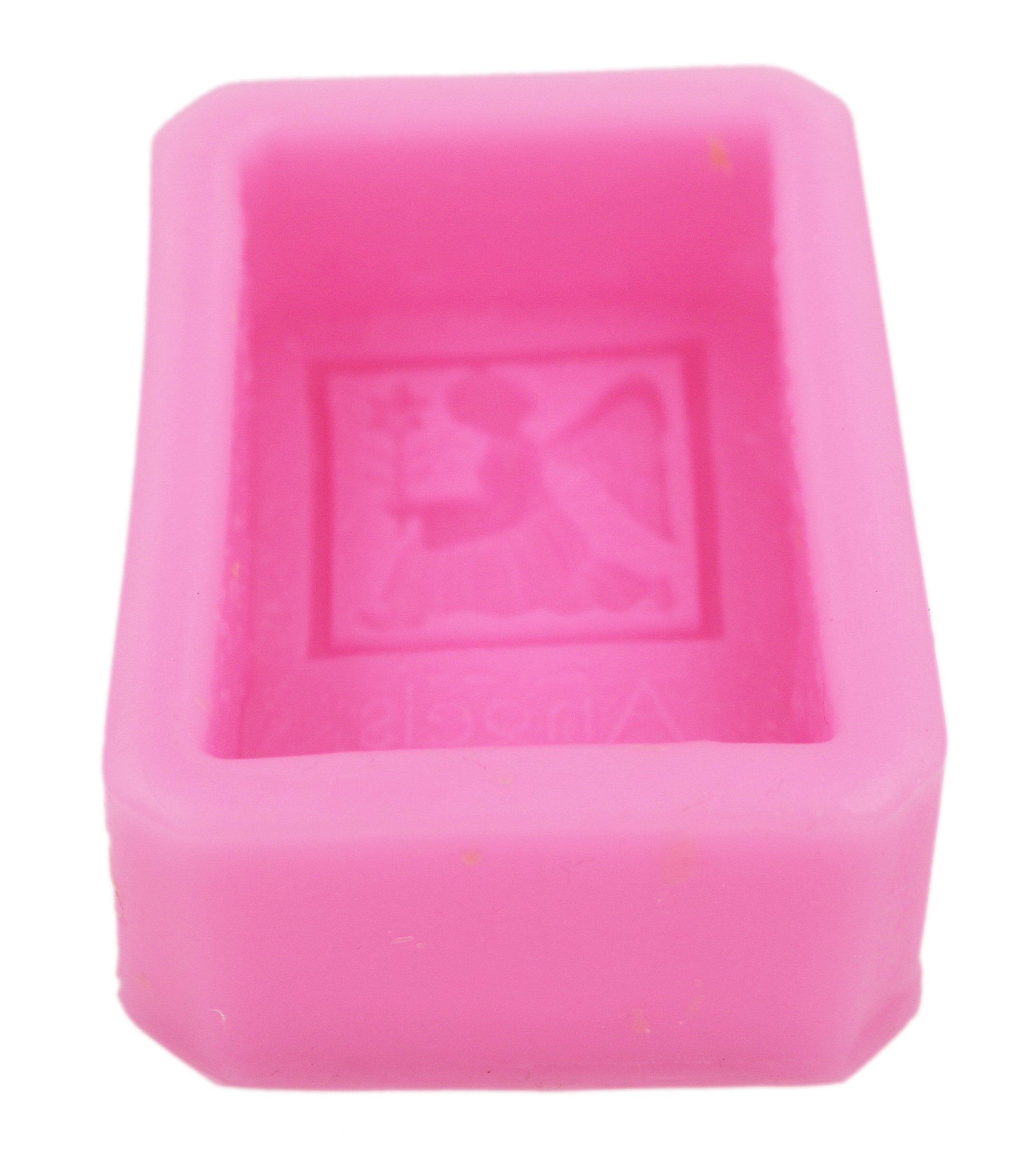 Angels Here 0980 Silicone Soap Molds for DIY Crafting - Handmade Soap Making Kit, 3D Artisan Soap Mold for Bath Bombs, Candles & Resin Crafts - Perfect for Home Spa, Gifts & Creative Projects