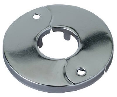 0.75 Inch Iron Pipe Split Ceiling Flange - Heavy Duty Plumbing Fitting for Water Supply Lines, Gas Pipes & HVAC Systems - Perfect for Home Repairs, Industrial Use & DIY Projects