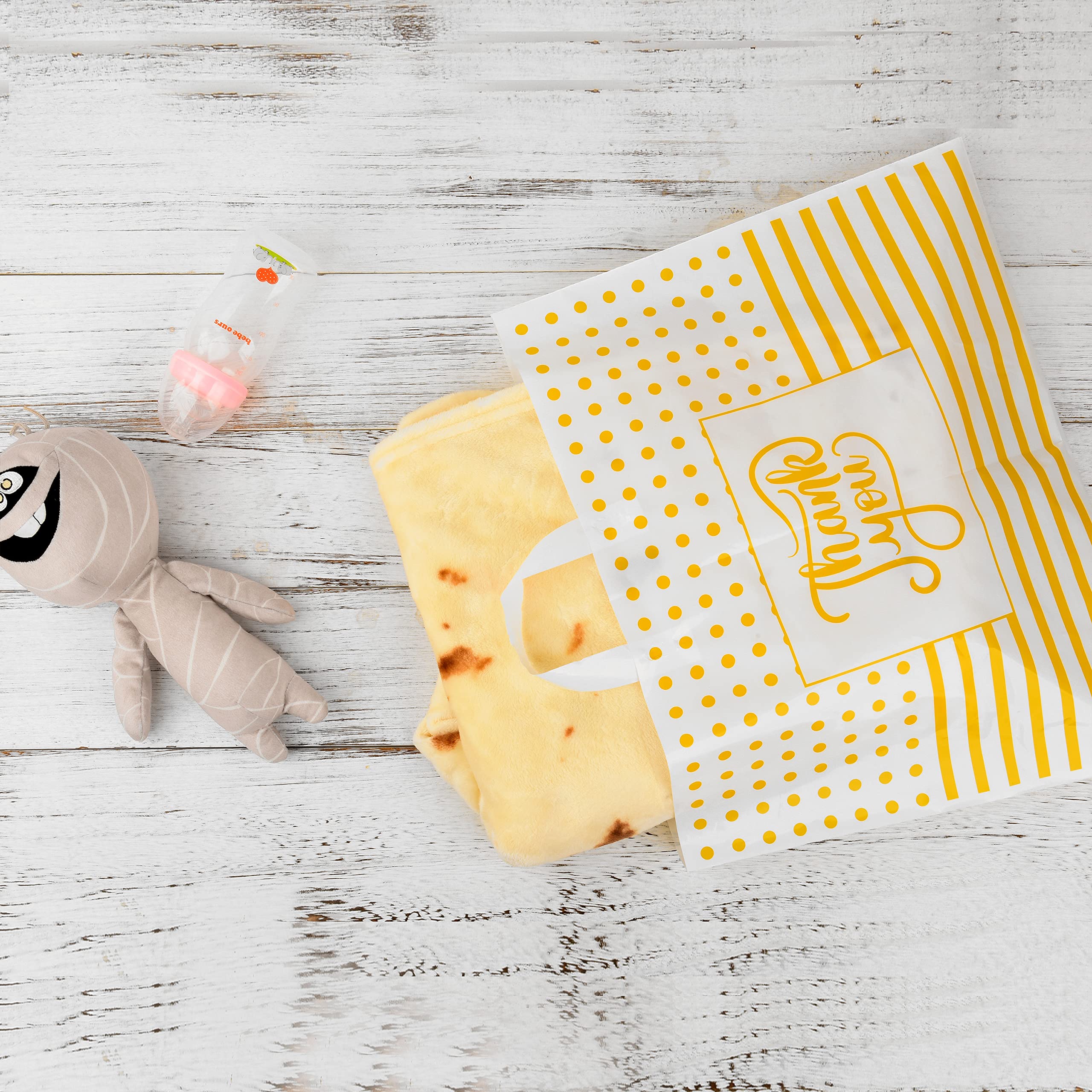 Thank You Bags with Handles - 60 Pack White Plastic Shopping Bags 19x15 Inches | 3 Mil Thick Durable Retail & Boutique Gift Bags | Perfect for Small Business, Stores, Parties & Customer Appreciation Gifts