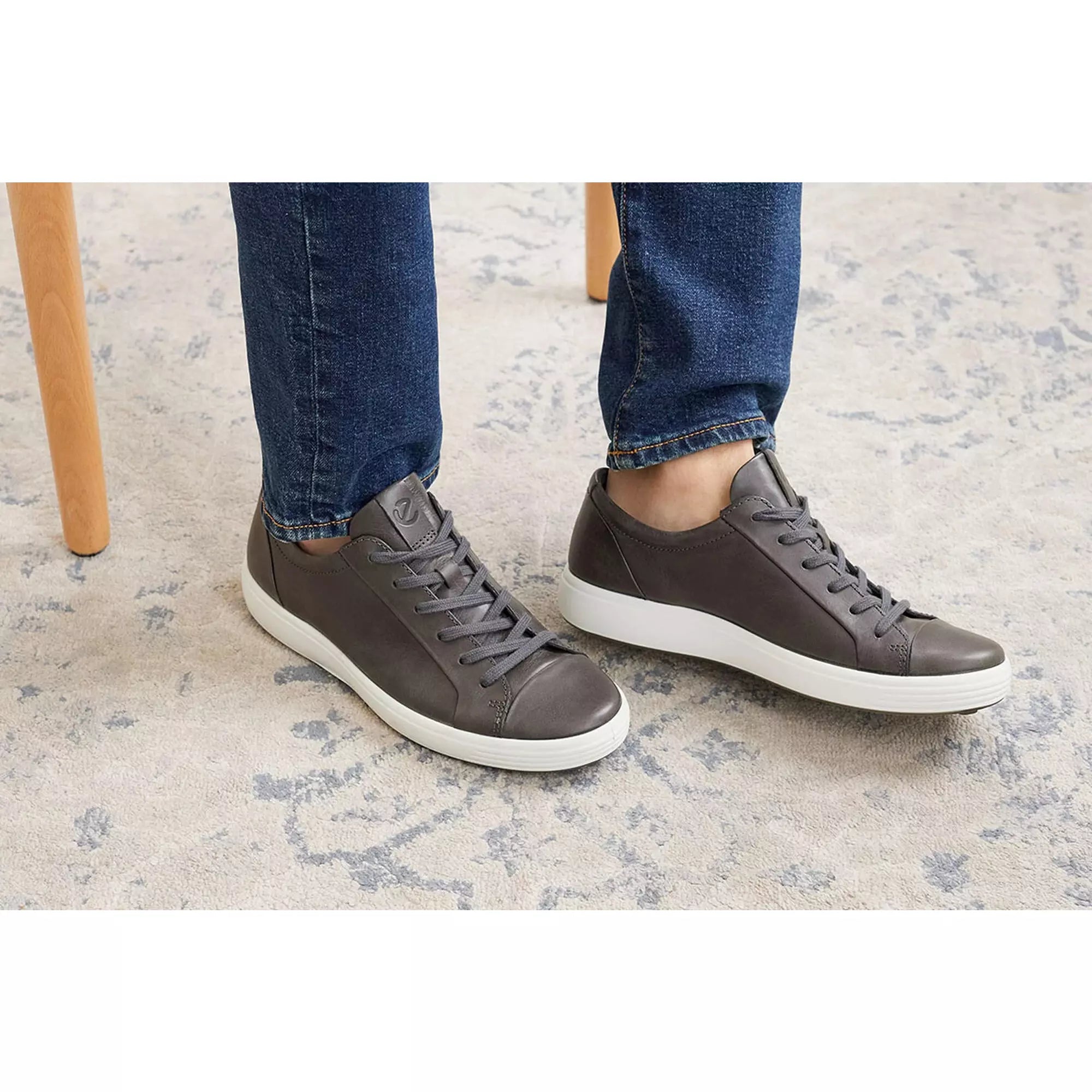 ECCO SOFT 7 City Sneakers for Men - Comfortable Casual Walking Shoes for Work, Travel & Everyday Wear