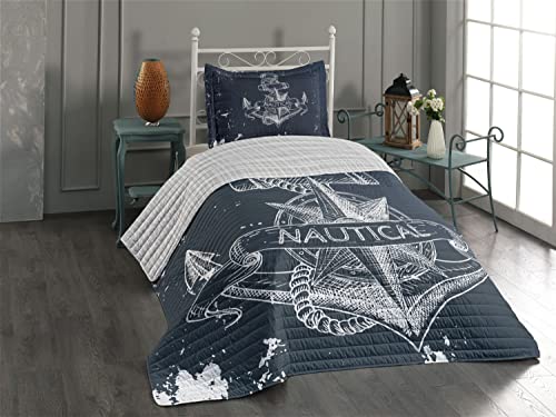 Dark Blue White