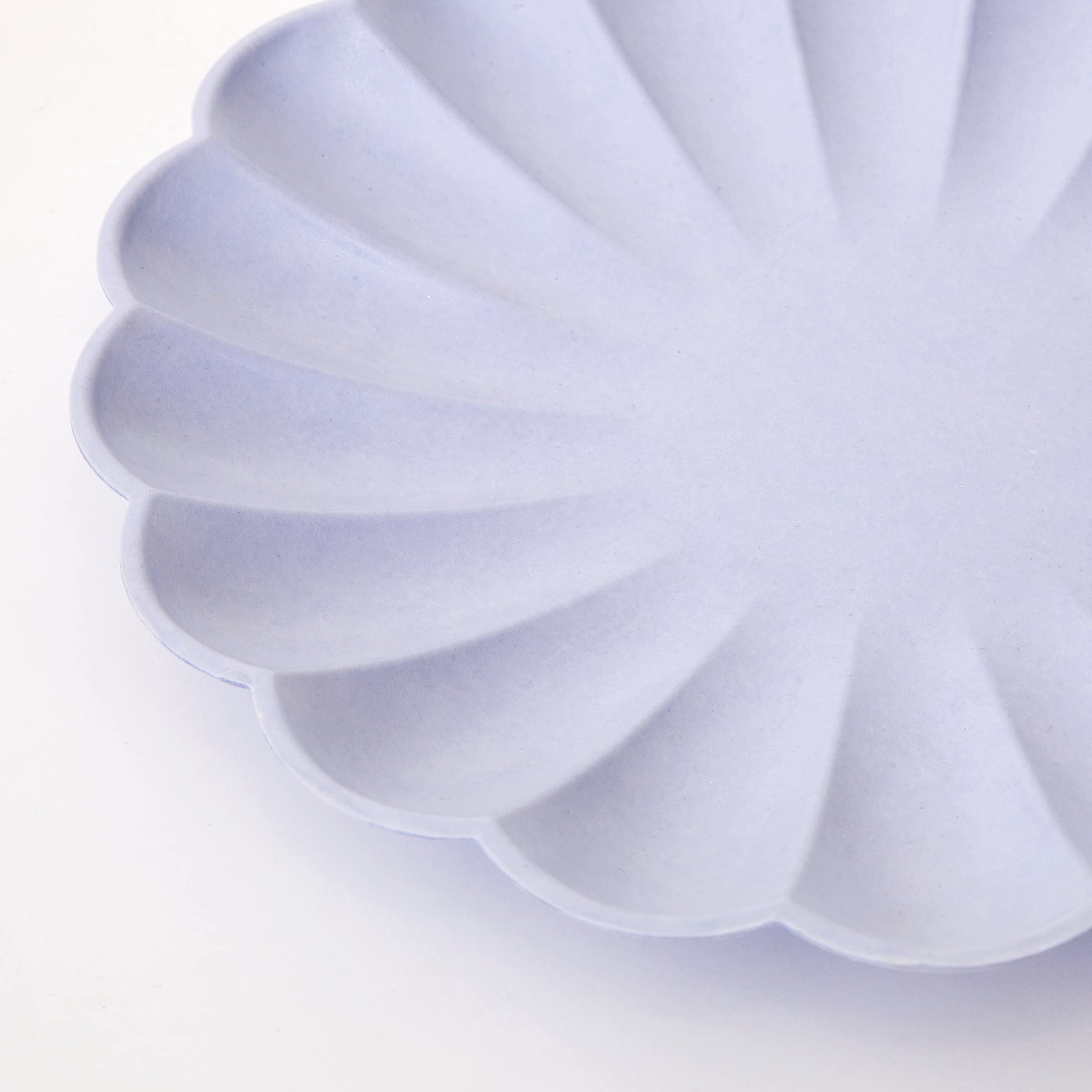 Eco-Friendly Compostable Party Plates - Pack of 8 Biodegradable Disposable Plates for Birthday, Wedding & Holiday Celebrations | Sustainable Single-Use Tableware for Picnics, BBQs & Events