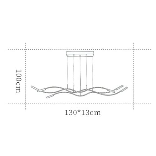 Modern Wave LED Chandelier - 51.18