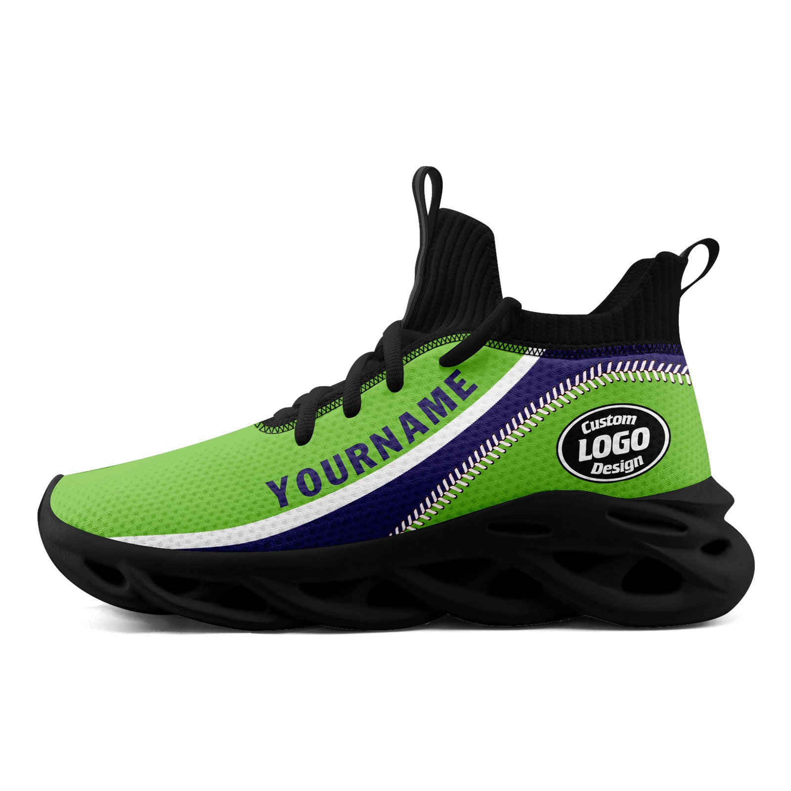 Custom Maxsoul Personalized Sneakers for Men & Women - Breathable Comfort Running Shoes FN030A D028015 Size 10 - Perfect for Gym, Jogging & Casual Wear