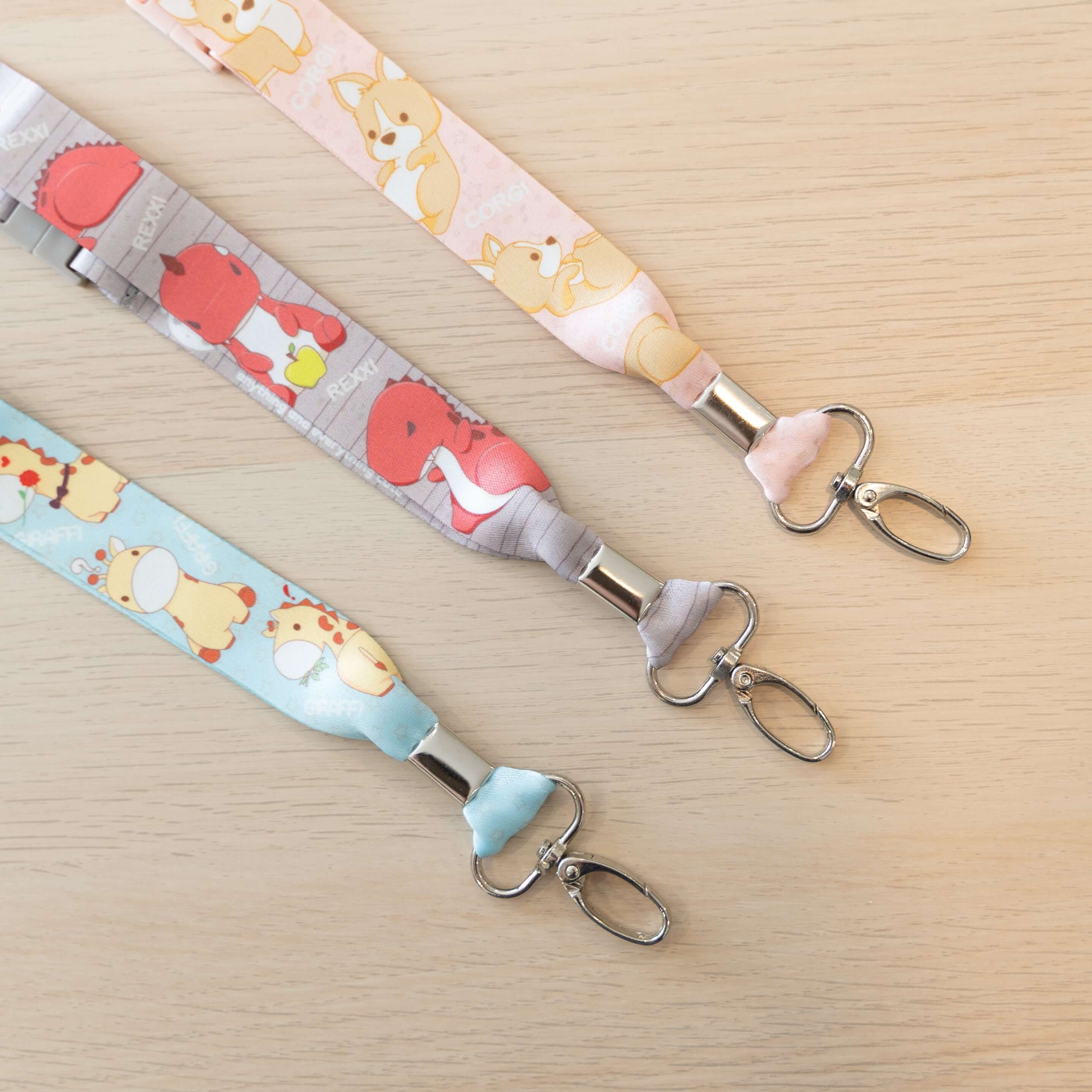 Giraffi Lanyard for Keys & Badge Holder - Durable ID Card Holder for Work, School & Events - Perfect for Office, Security & Conference Use