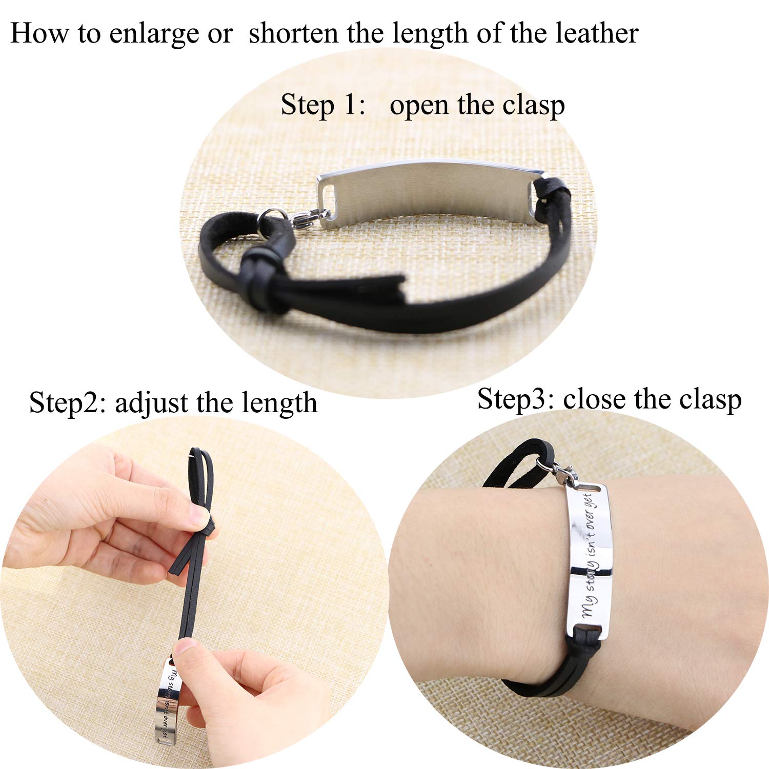 Inspirational Stainless Steel Bar Wrap Bangle Cuff Bracelet for Women - Personalized Christmas & Birthday Gift - Perfect for Daily Wear, Office, Parties & Special Occasions