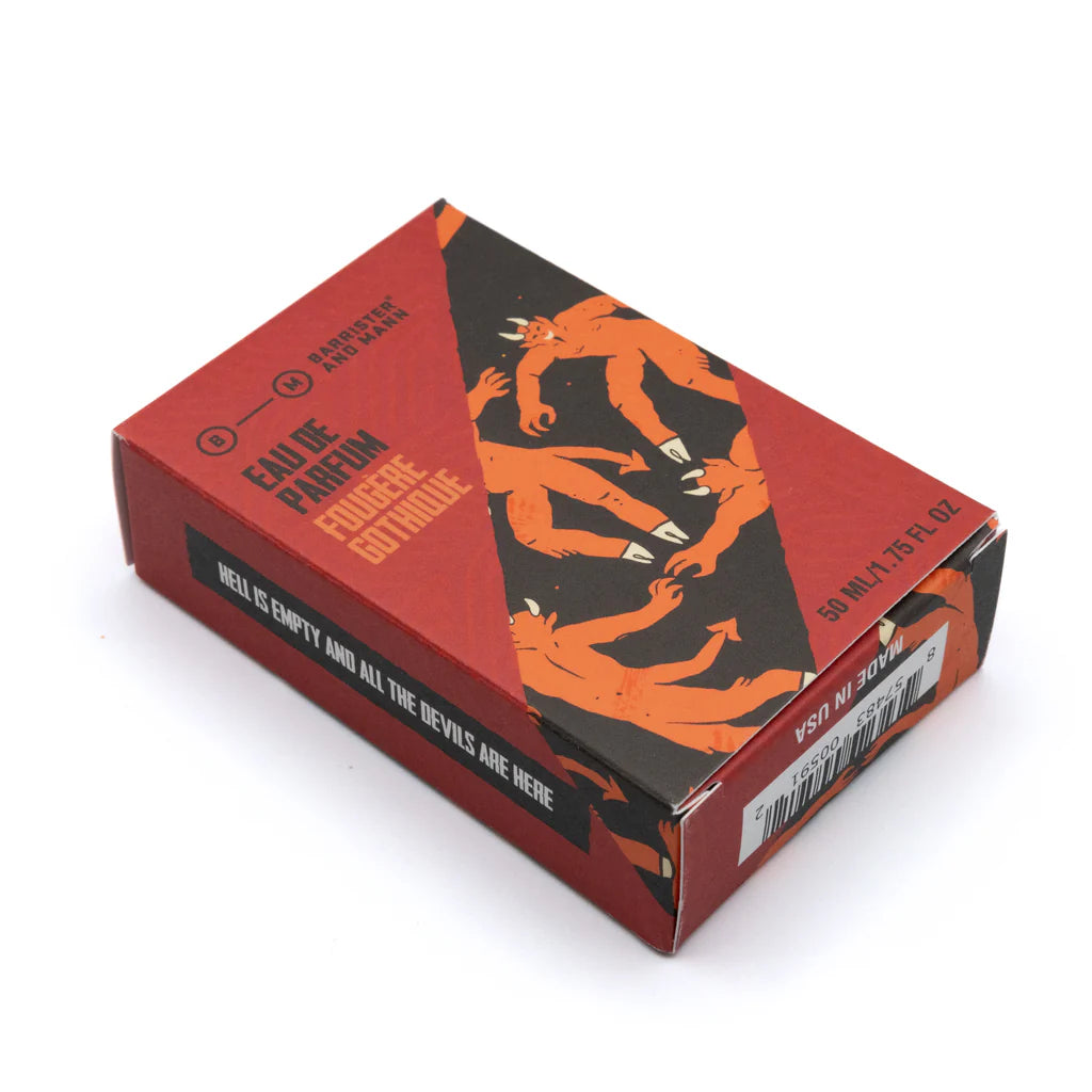 Barrister and Mann Fougere Gothique Eau de Parfum - Dark Gothic Fougere Fragrance for Men & Women - Perfect for Evening Wear, Date Nights & Special Occasions