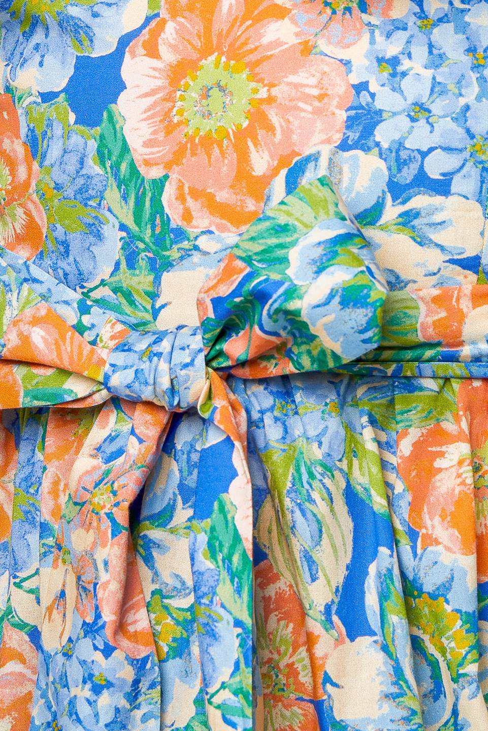 Elegant Coral & Powder Blue Maxi Dress for Women - Perfect for Garden Parties, Weddings & Summer Outings