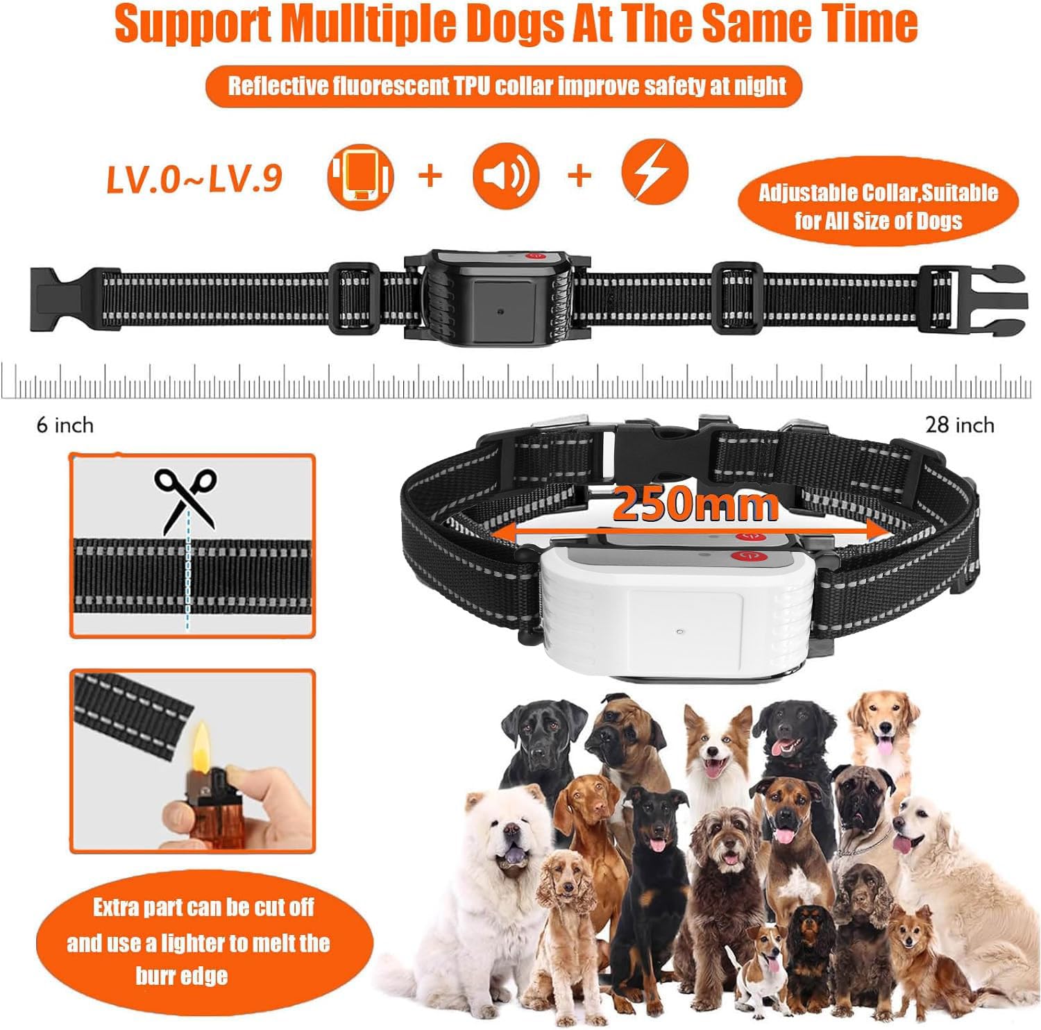 **2024 Wireless Dog Fence System - 856-Acre Coverage, Waterproof & Rechargeable Training Collar with Remote - 3 Training Modes for All Dogs - Ideal for Large Yards, Farms, and Pet Safety (Up to 4 Dogs)**