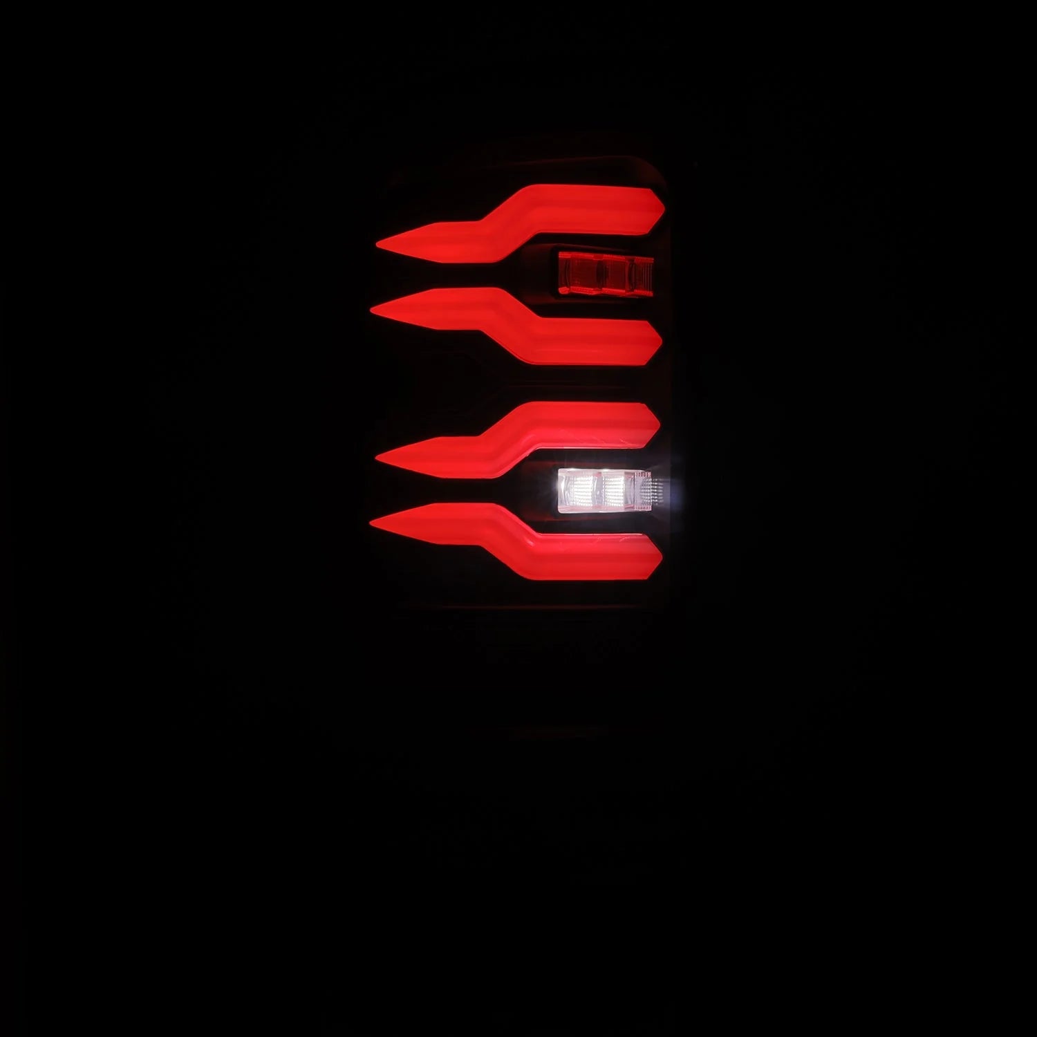 AlphaRex LUXX LED Tail Lights for Dodge Ram 1500 (1994-2001) & 2500/3500 (1994-2002) - Black/Red Smoke Lens - High Performance Brake Lights - Perfect for Off-Roading & Night Driving