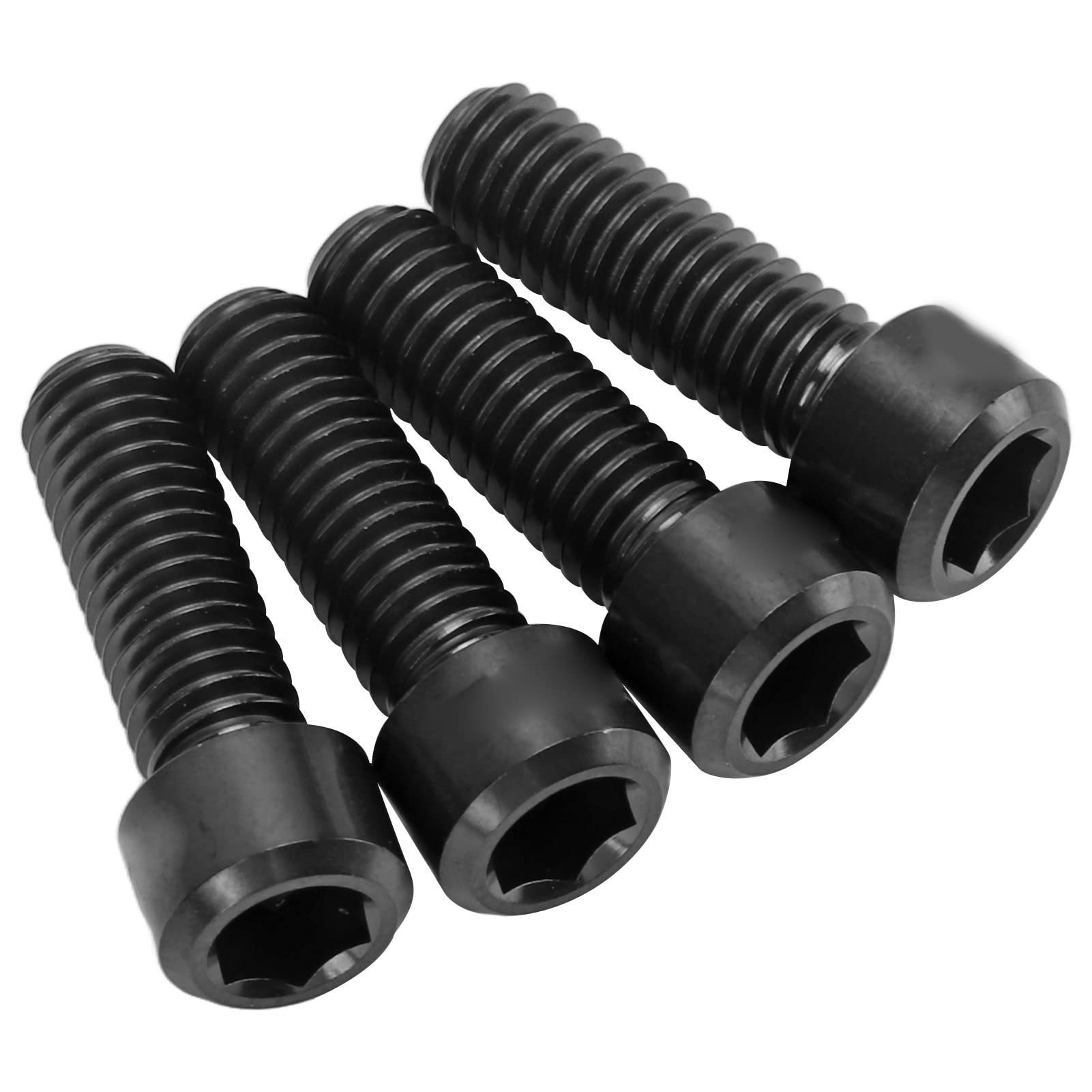 BNineteenteam 4-Piece M6x18mm Titanium Alloy Disc Brake Bolts for Mountain & Road Bikes - Lightweight & Durable Brake Screws for Secure Cycling Performance