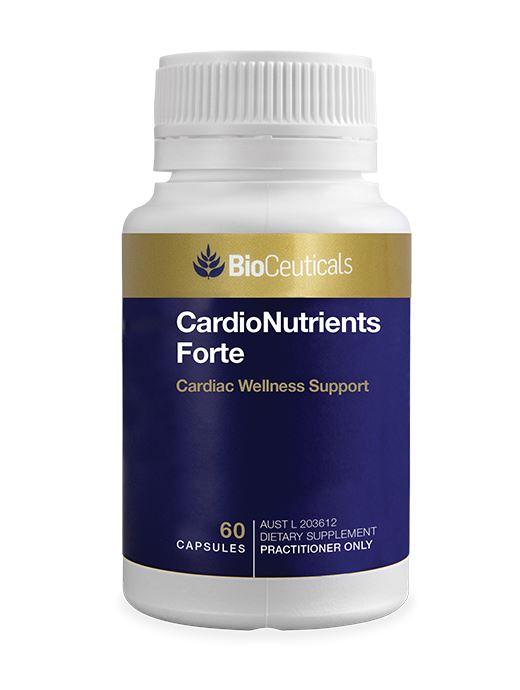 BioCeuticals CardioNutrients Forte - Premium Heart Health Supplement for Cardiovascular Support | Supports Healthy Blood Pressure & Circulation | Ideal for Active Lifestyles & Heart Wellness Routines