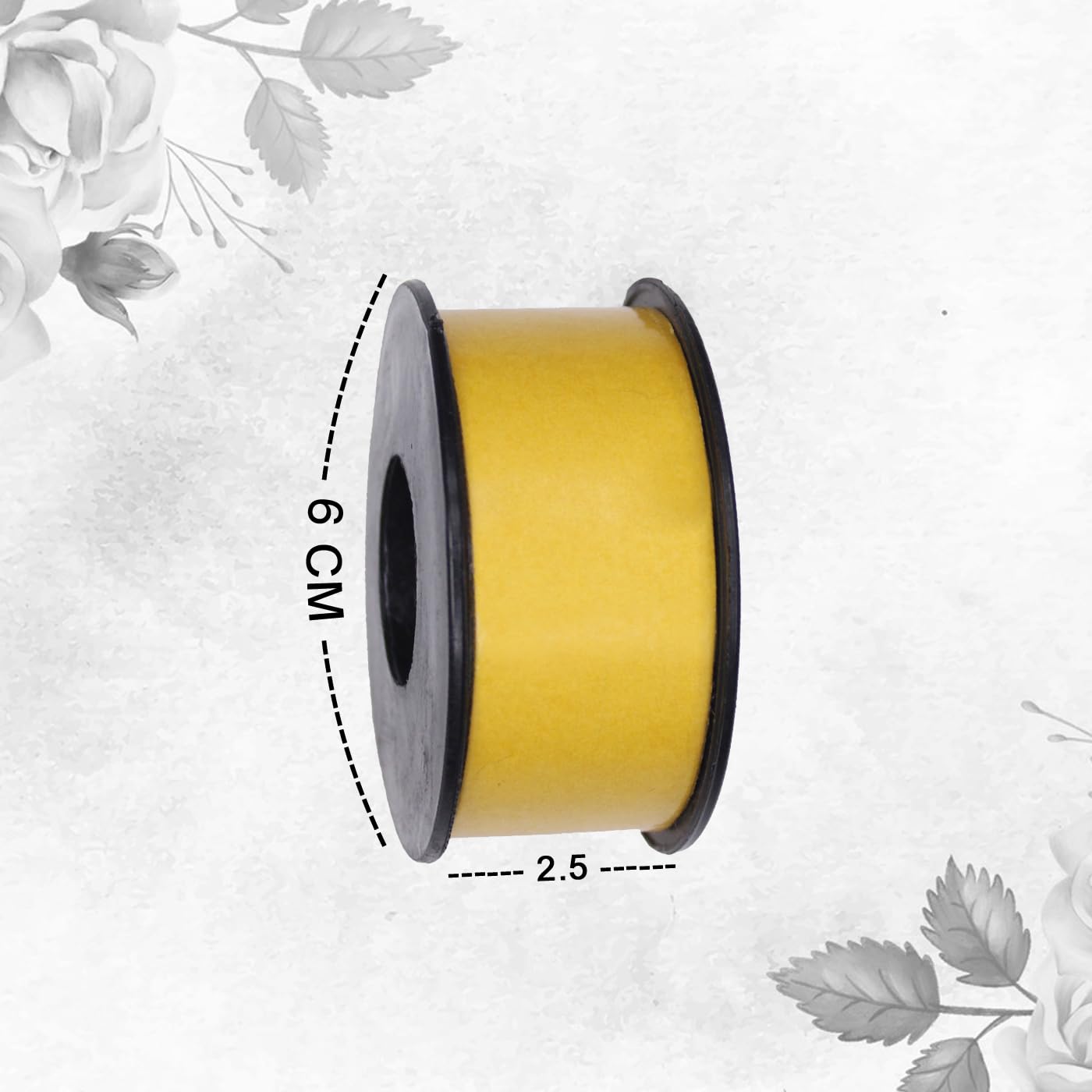 LEYSIN Yellow Double-Sided Waterproof Tape for Hair Patch, Toupees & Wigs - Strong Hold for Men & Women (1 Pack) - Perfect for Daily Wear, Sports & Active Lifestyles