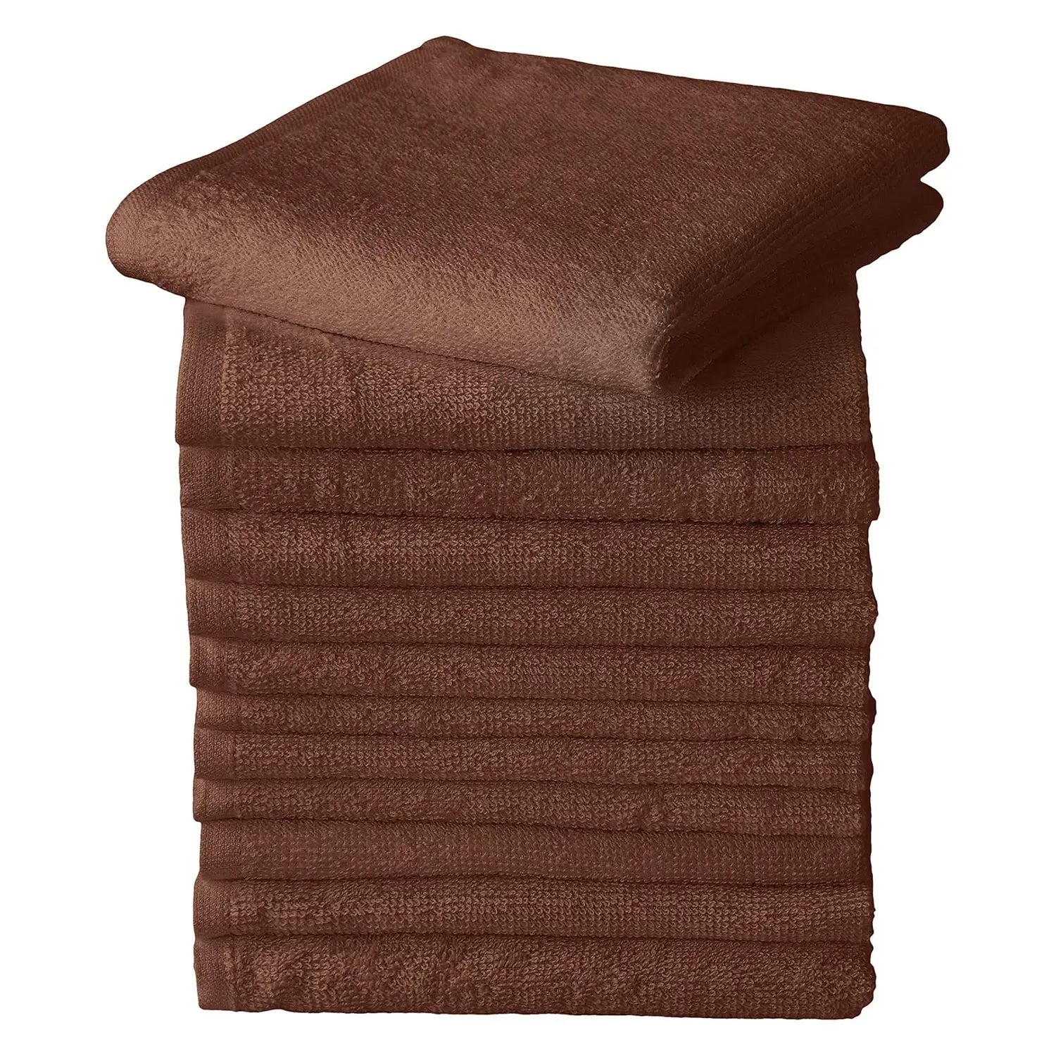 EBM Premium Cotton Threne Dye Oshibori Towel Set - 12 Pack (340x340mm) | Soft Absorbent Hand Towels for Restaurants, Spas & Travel