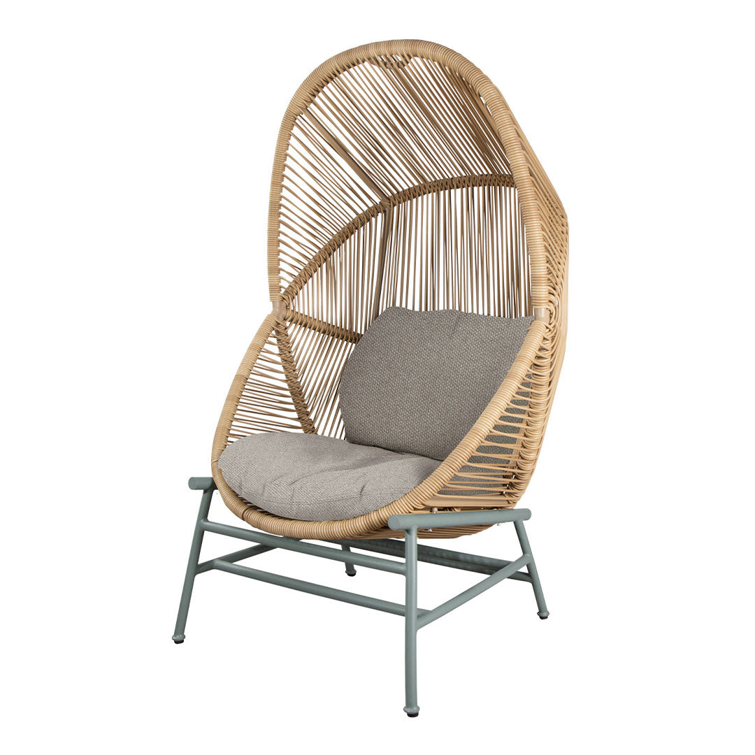 Foersom & Hiort Lorenzen Mdd Hive Chair with Cane Base - Modern Woven Rattan Dining Chair for Kitchen, Restaurant & Outdoor Patio Use