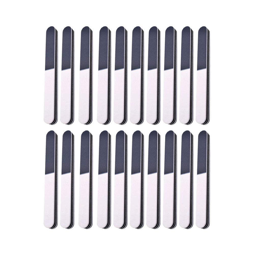 20PCS Nail Buffer & File Set - Professional Sponge Nail File Boards for Smoothing, Shaping & Polishing - Perfect for Manicure, Pedicure & At-Home Nail Care