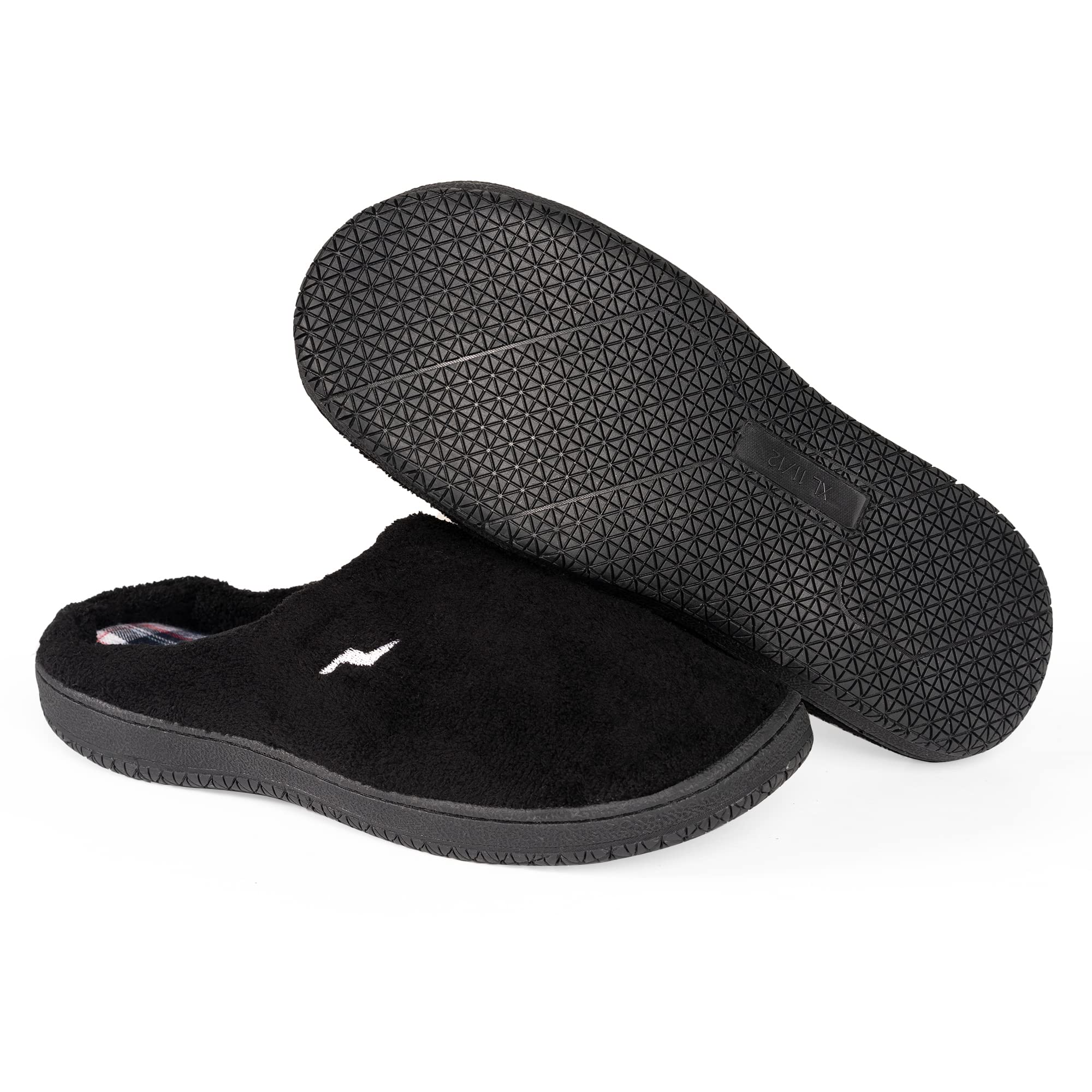 **NORTY Men's Slip-On Clog Slippers with Memory Foam - Comfortable Indoor House Shoes for Relaxation & Lounge Wear**