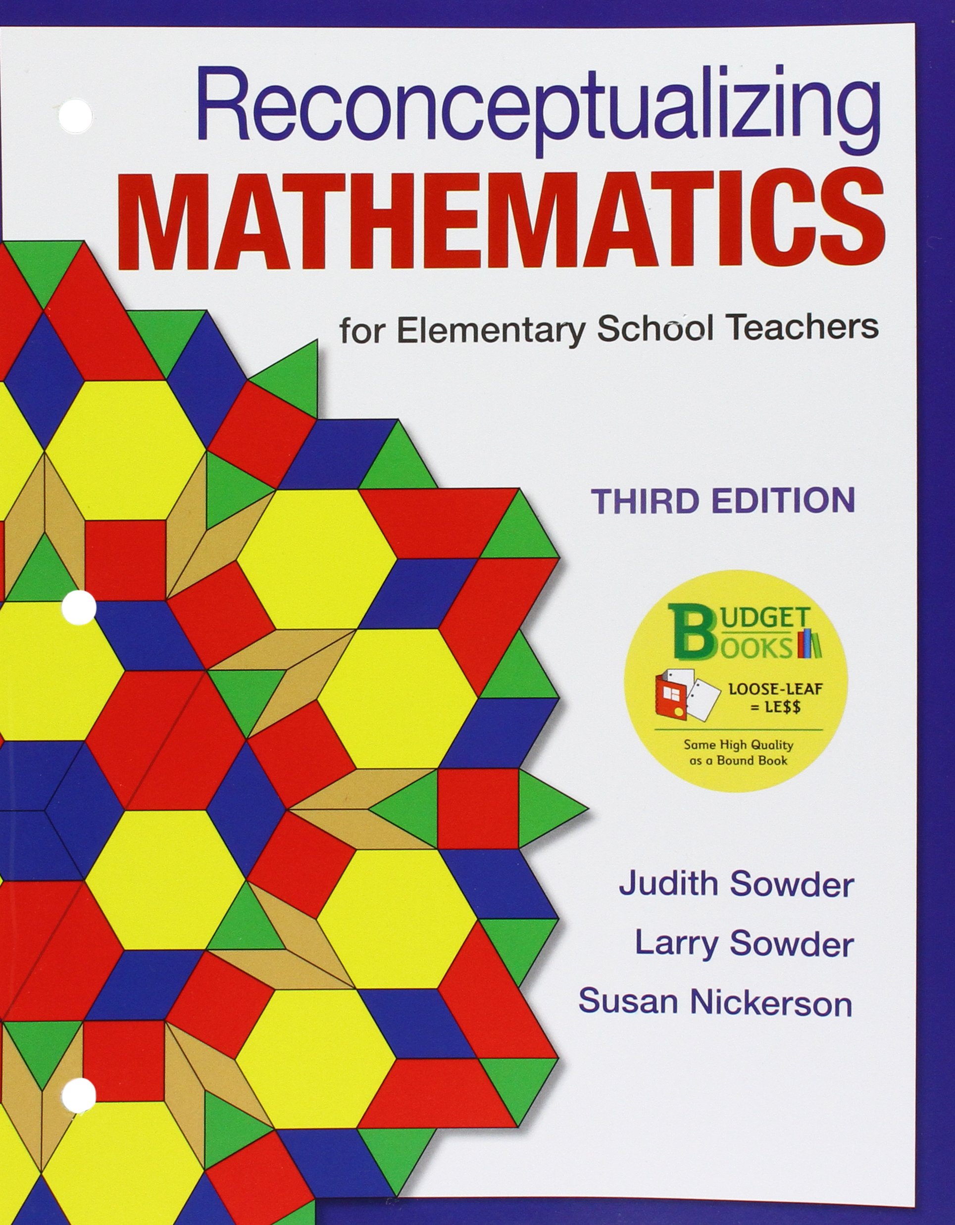 Reconceptualizing Mathematics for Elementary School Teachers - Loose-Leaf Edition | Math Teaching Strategies & Classroom Activities for Educators