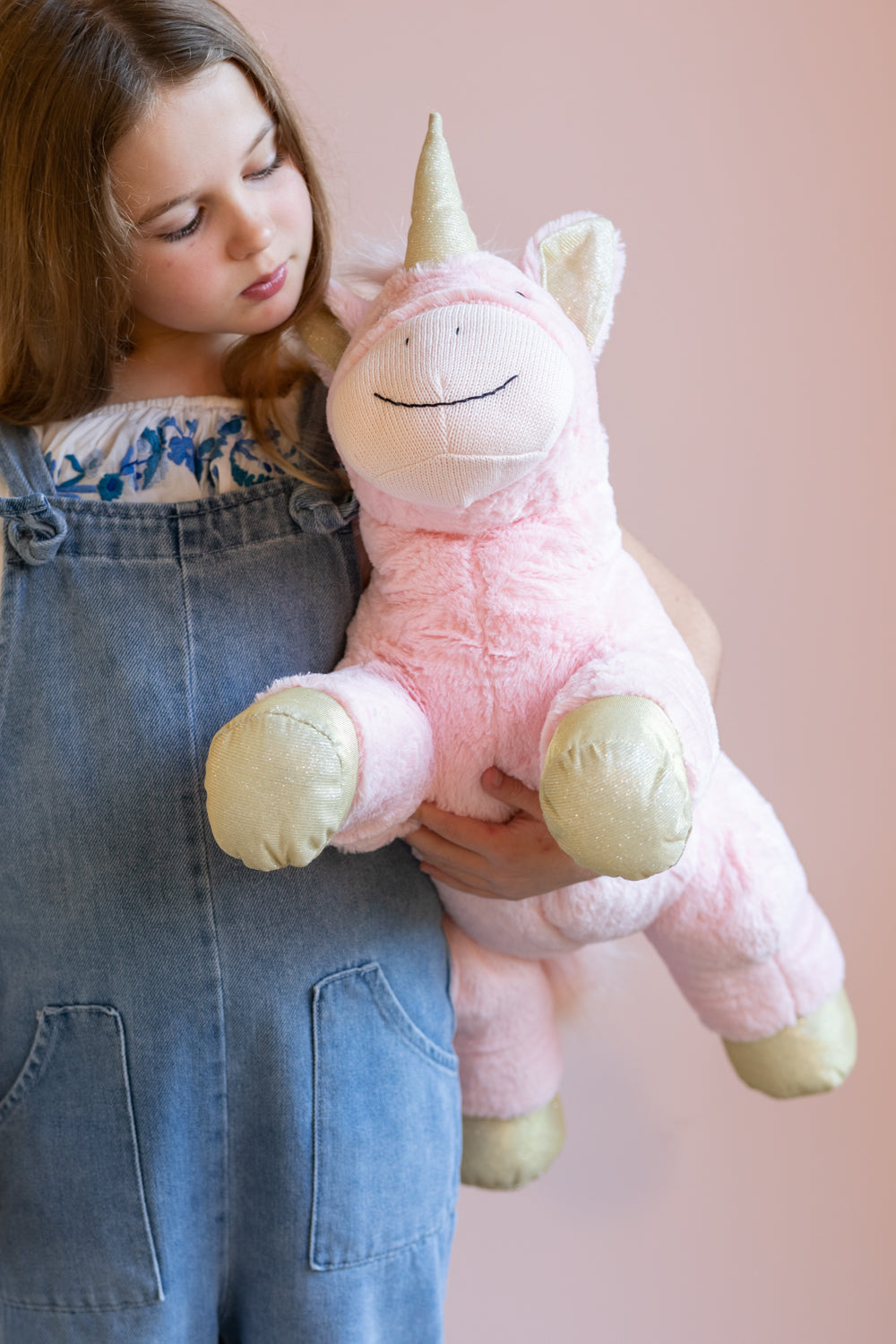 Giant Pink Glitter Unicorn Toy - Sparkling Party Decor, Birthday Gift for Girls, Kids Room Decoration, Fantasy Play & Photo Prop