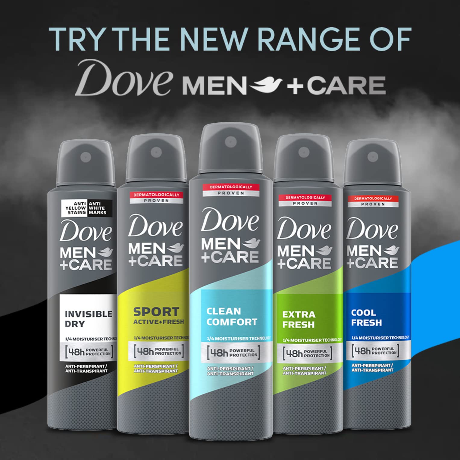 Dove Men+Care Clean Comfort Deodorant Spray for Men - 150ml | 24-Hour Odor Protection & Skin Comfort | Ideal for Gym, Work & Daily Freshness