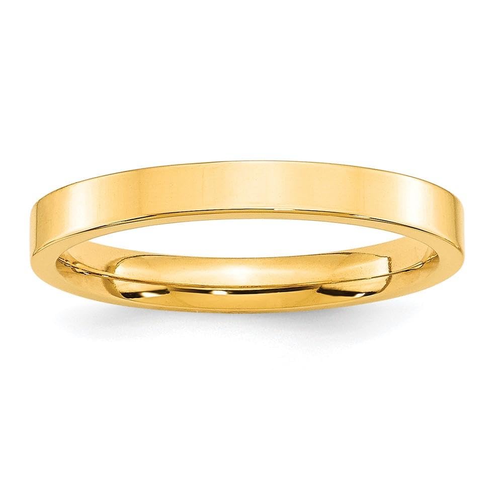 10K Yellow Gold 3mm Comfort Fit Wedding Band Ring for Women - Classic Bridal Engagement Ring, Durable Fine Jewelry Gift for Her - Perfect for Anniversaries, Proposals & Everyday Elegance