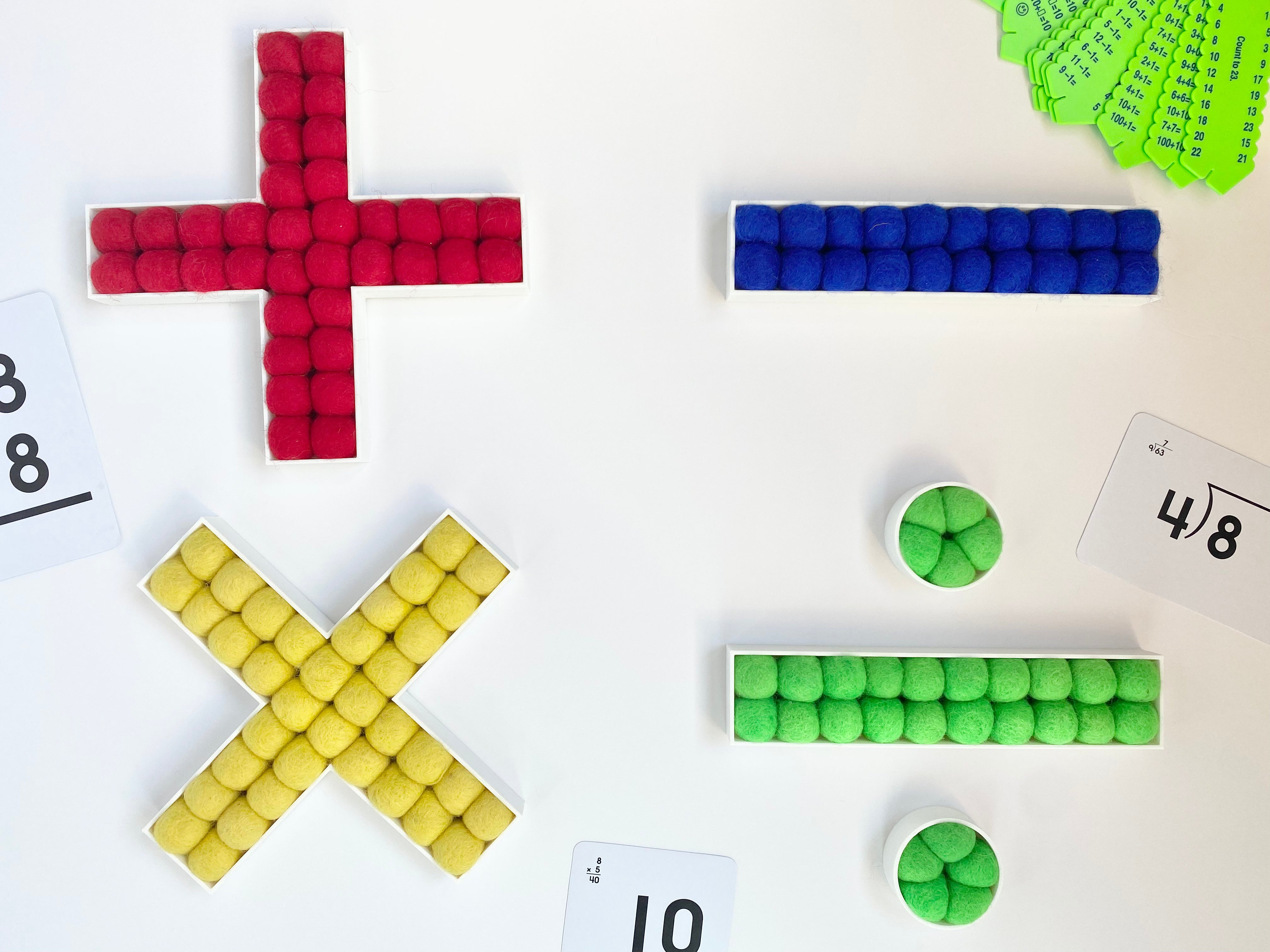 Math Symbol Wall Decor - Educational Classroom & Home Schooling Decorations for Kids & Teachers | Perfect for Learning Spaces, Study Rooms & Math-Themed Nurseries