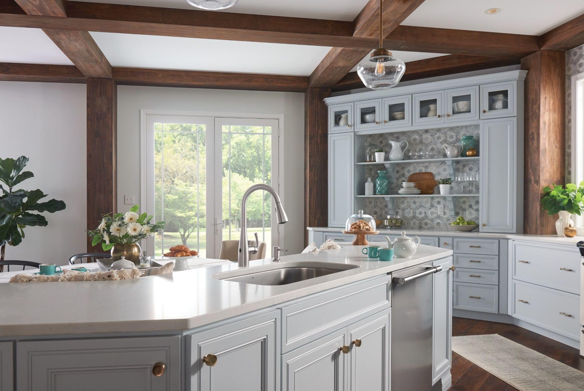 Moen Touchless Kitchen Faucet with Soap Dispenser for Modern Kitchens