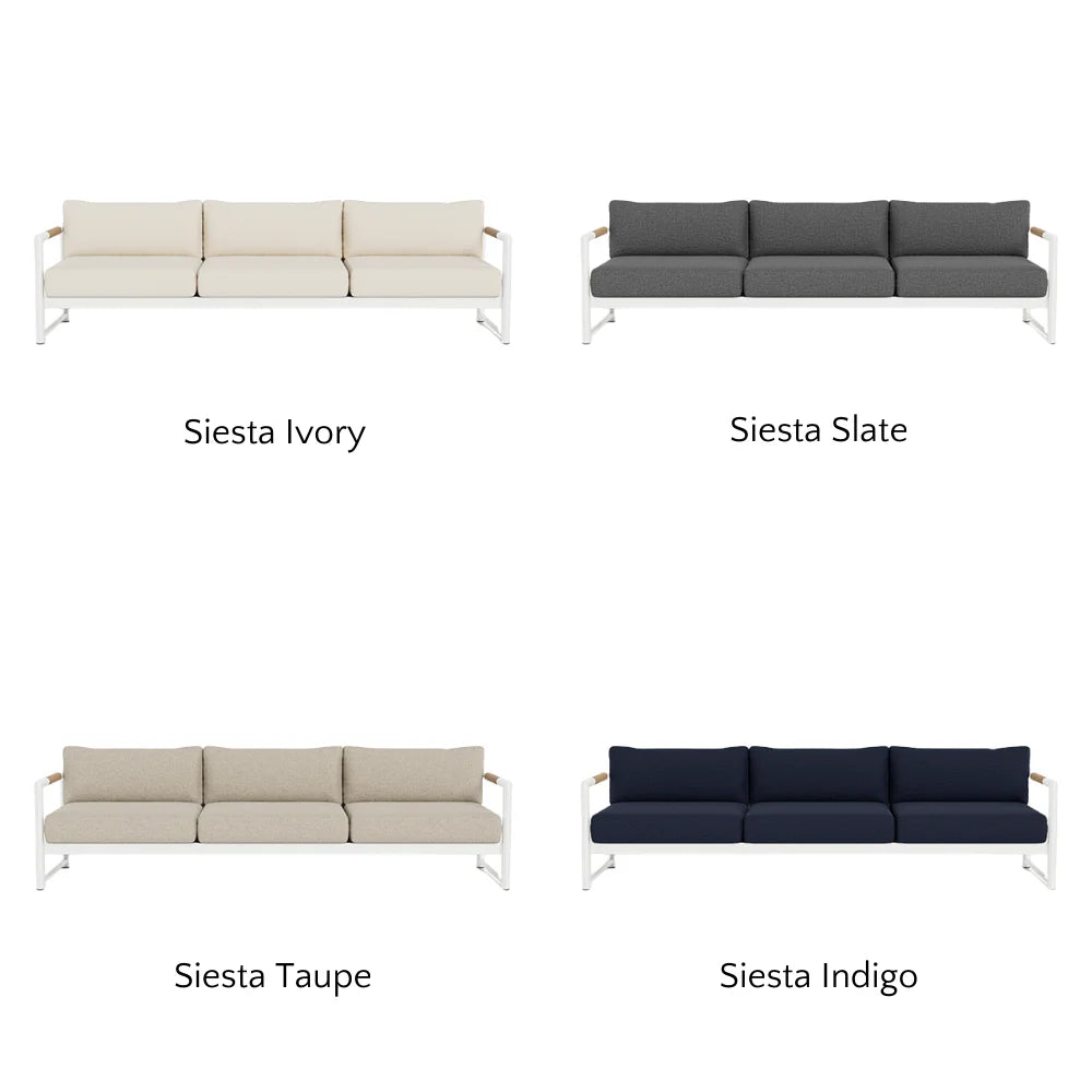 Breeze XL Outdoor 3-Seat Sofa Set - Waterproof Patio Furniture for Garden, Poolside & Backyard Relaxation
