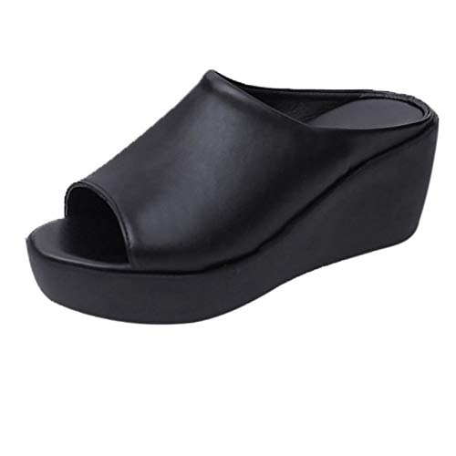 Comfortable Women's Fish Slippers - Thick Sole Summer Sandals for Casual Wear, Home & Beach Use | Breathable Clear Design for All-Day Comfort