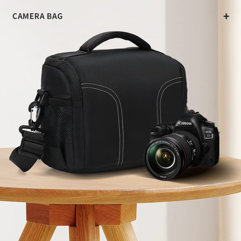 Waterproof DSLR Camera Shoulder Bag - Durable Crossbody Case for Photographers, Travel & Outdoor Photography - Perfect for Hiking, Sightseeing & Professional Shoots
