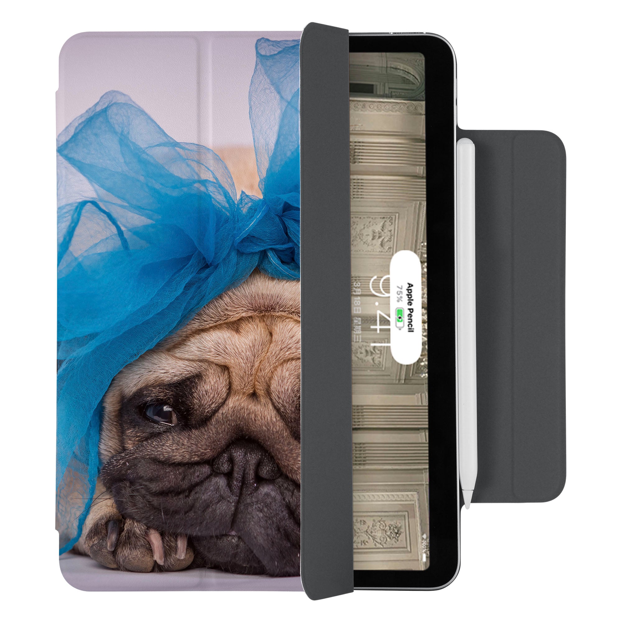 SlimFit Protective Case for iPad - Lightweight & Durable Cover with Precise Fit | Perfect for Work, Travel, and Everyday Use with Your Dog