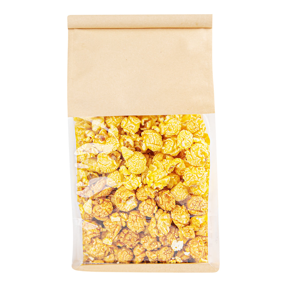 Premium Kraft Cotton Paper Tin Tie Bags with Clear Window - 5
