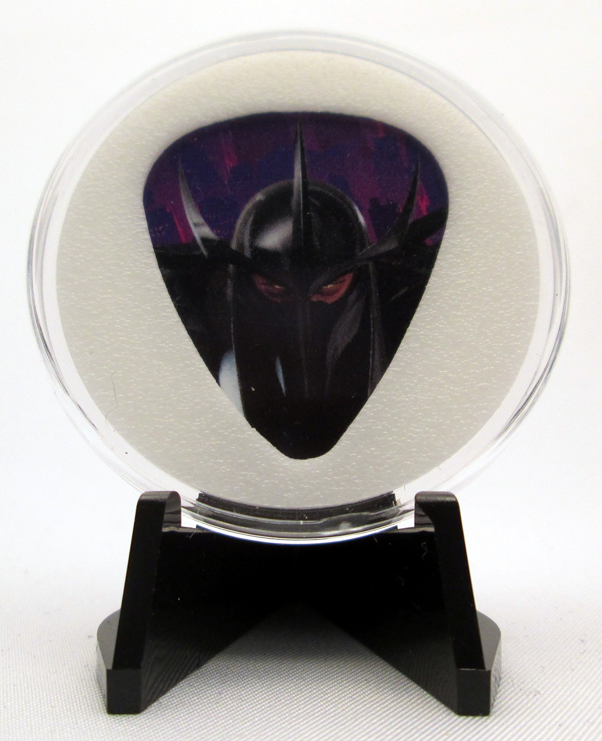 Official Teenage Mutant Ninja Turtles Shredder Guitar Pick Set with Display Case & Easel Stand - 100% Made in USA - Perfect for TMNT Fans, Musicians & Collectors