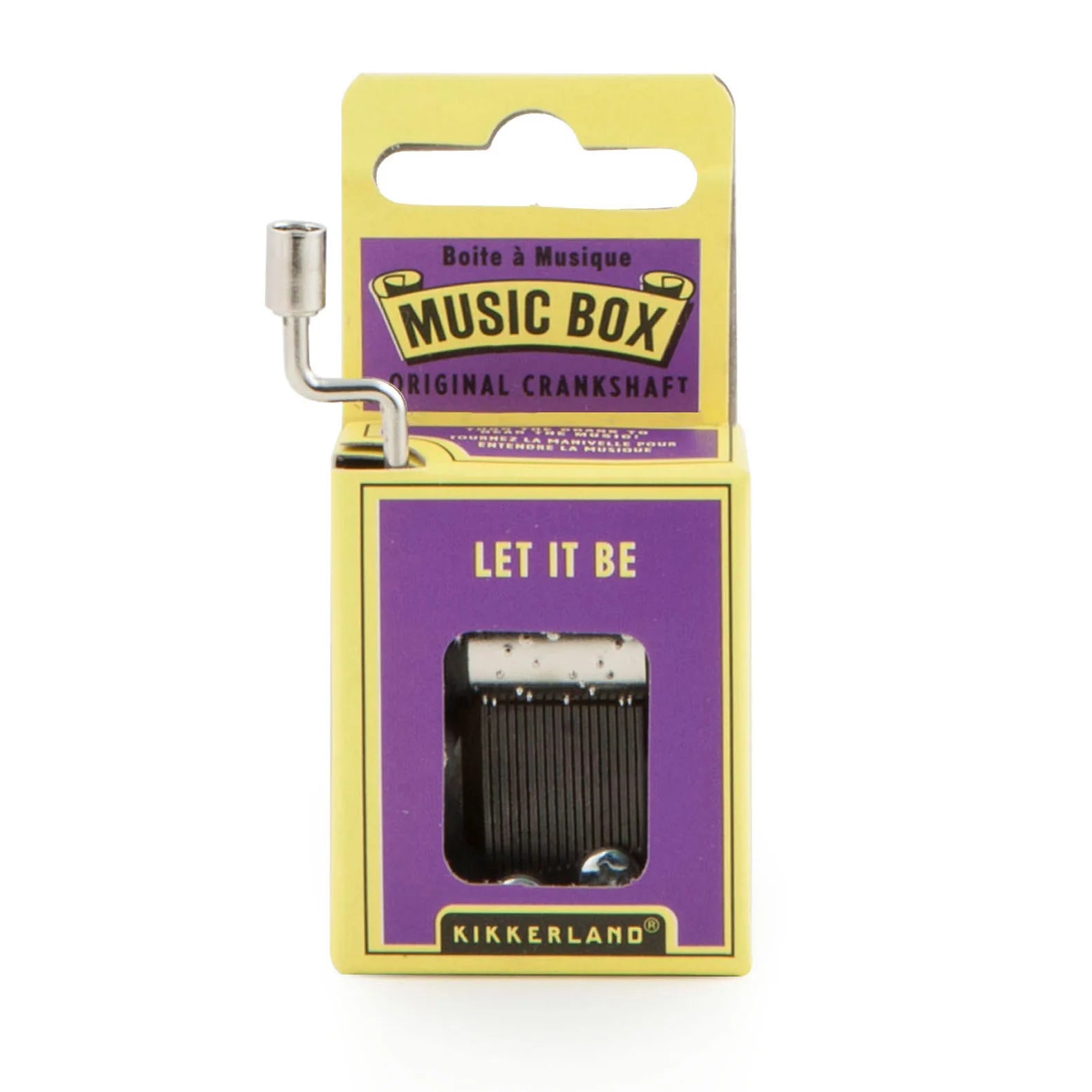 Vintage Crank Music Box - Plays 'Let It Be' - Perfect for Weddings, Gifts & Home Décor