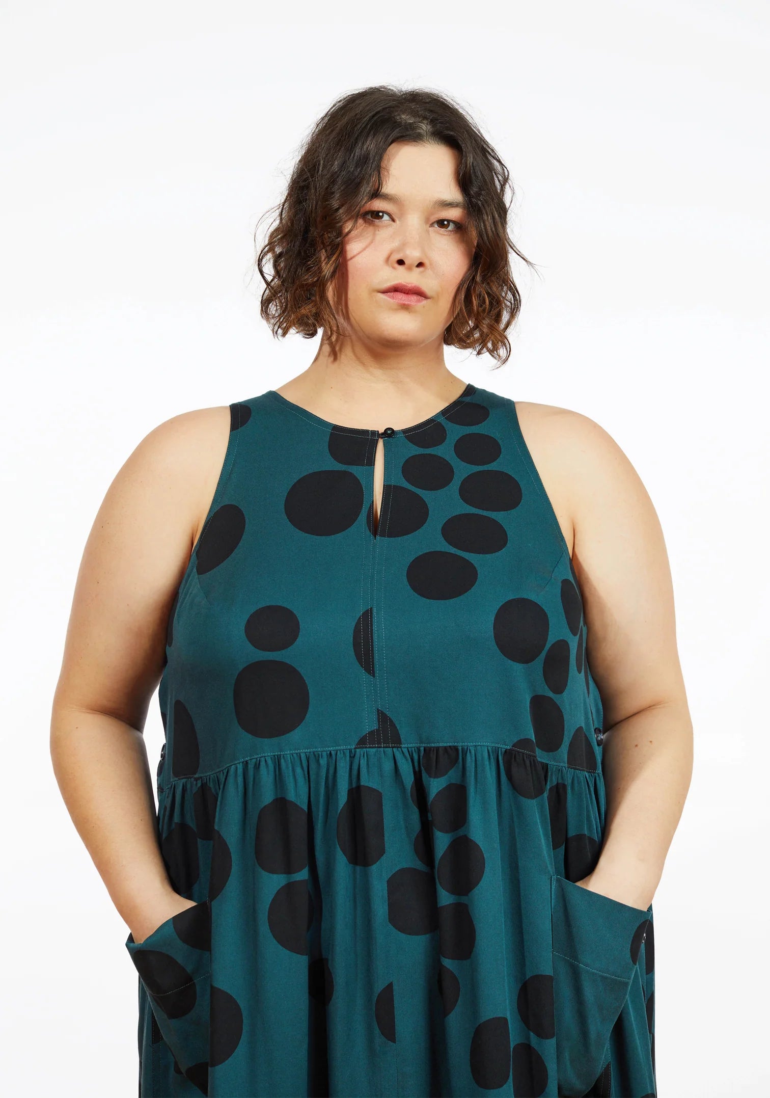 Grainline Studio Austin Dress - Women's Plus Size 14 (US 32) - Flattering Fit for Casual Wear & Office Outfits