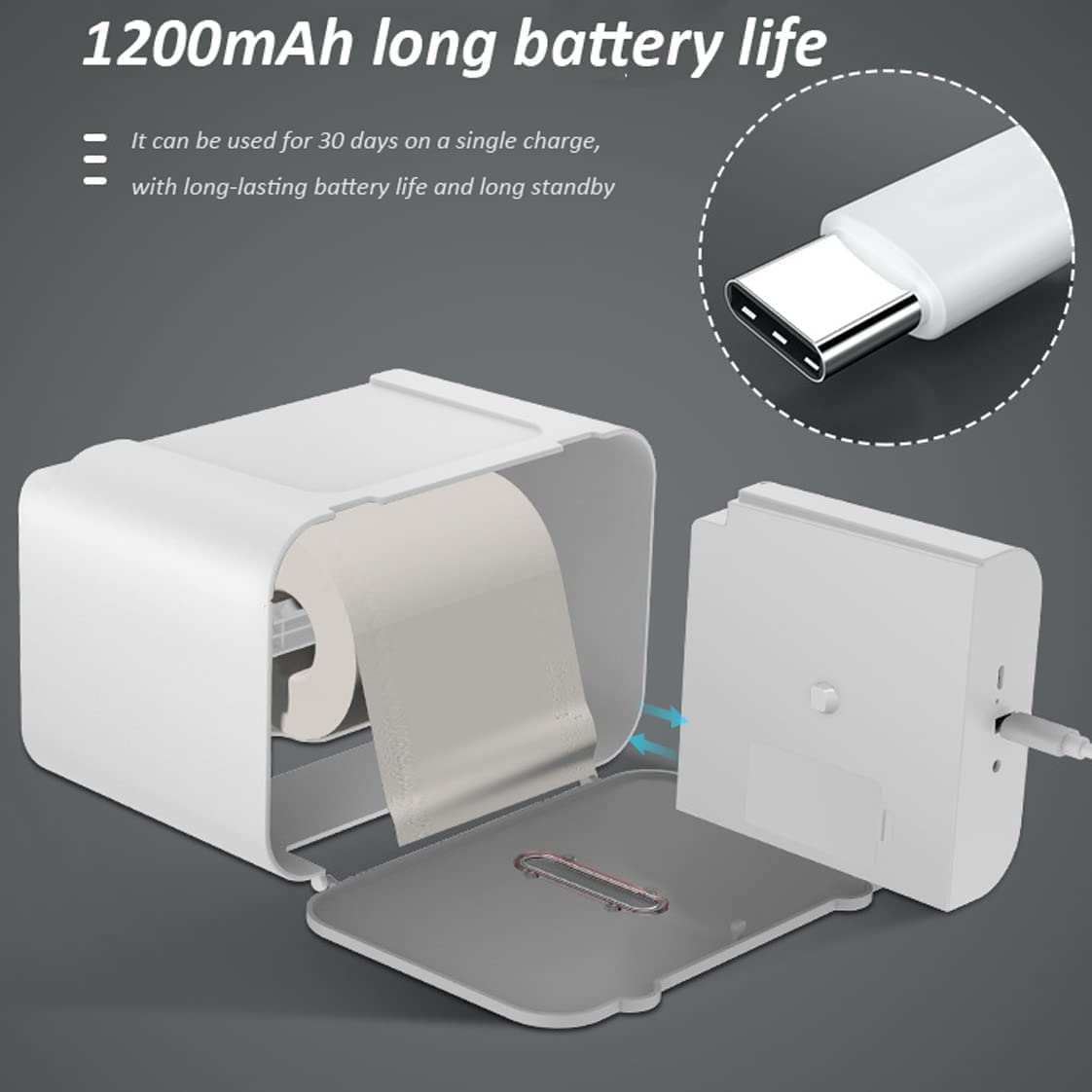 Smart Touchless Toilet Paper & Towel Dispenser - Automatic Sensor Bathroom Tissue Holder, Wall Mounted for Home & Commercial Use (Hygienic Hands-Free Solution for Restrooms, Kitchens & Offices)