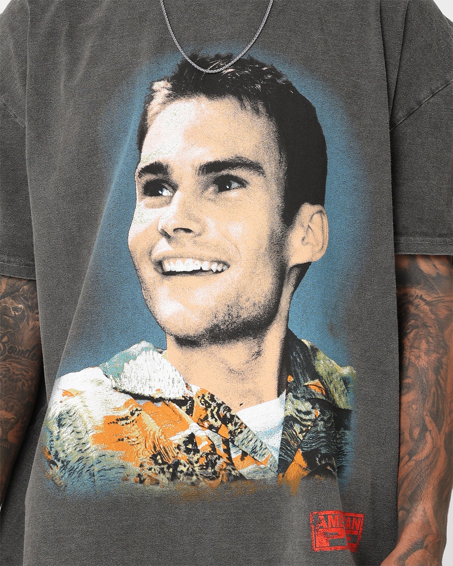 Vintage American Thrift X American Pie Stiffler Graphic T-Shirt - Distressed Black Wash - 90s Retro Style for Casual Wear & Movie Fan Collectors