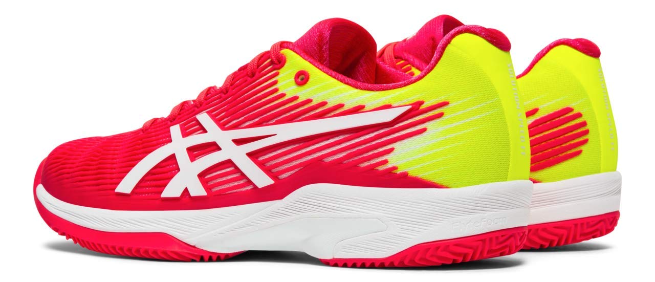 ASICS Women's Solution Speed FlyteFoam Tennis Shoes for Clay Court - Lightweight & Durable Performance Footwear for Competitive Play & Training